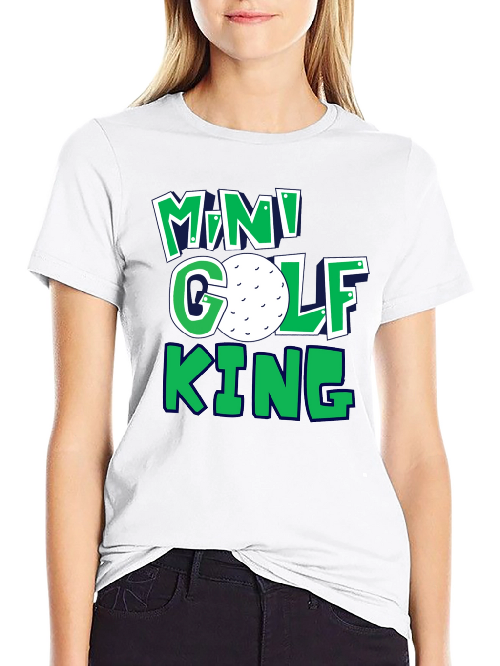 Mini Golf King T-Shirt | Fun Golf Tee