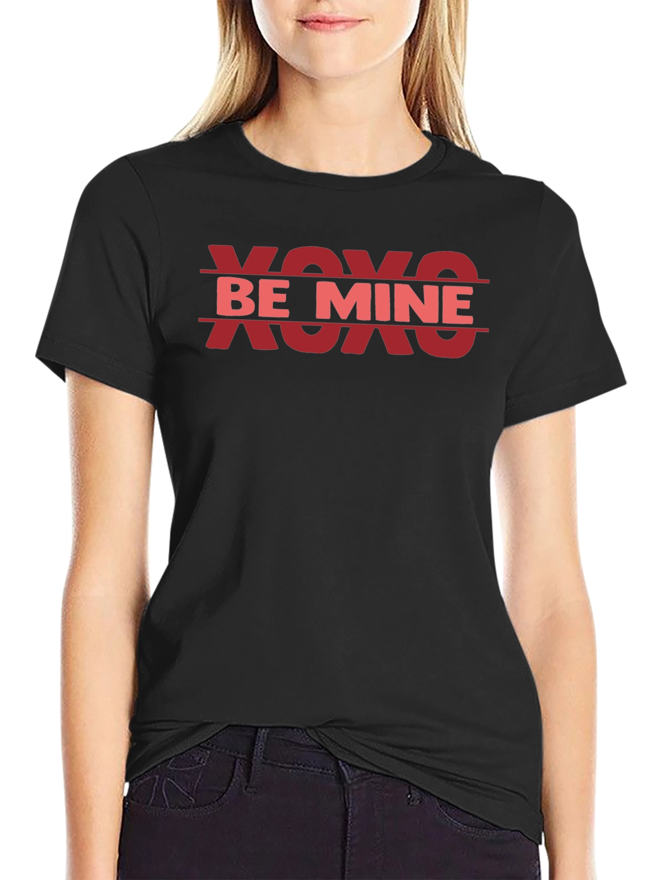 XOXO Be Mine Valentines Day Graphic Tee