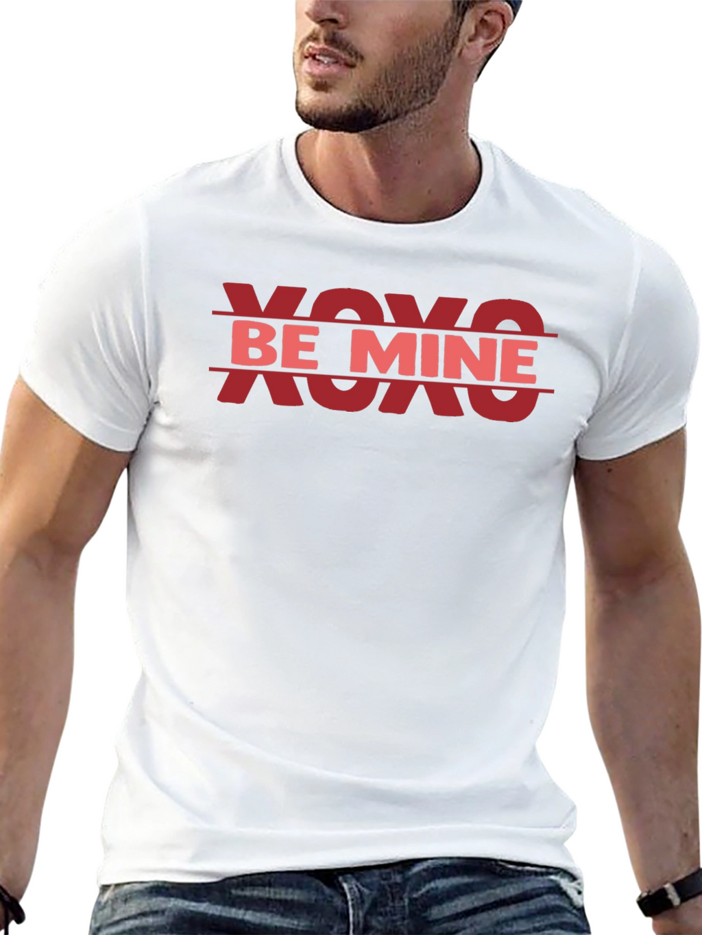 XOXO Be Mine Valentines Day Graphic Tee