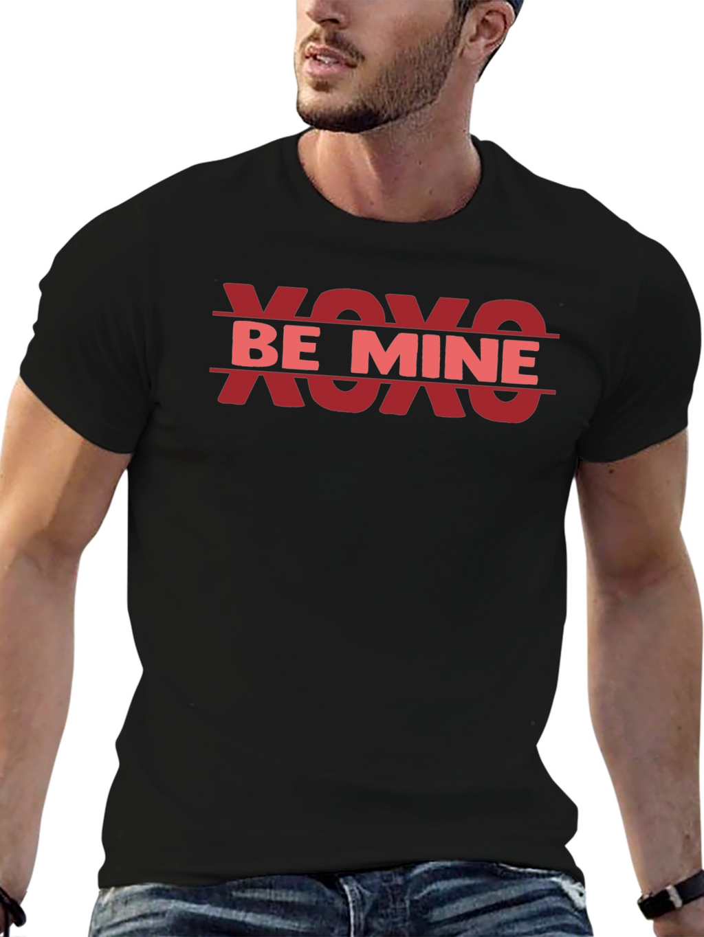 XOXO Be Mine Valentines Day Graphic Tee