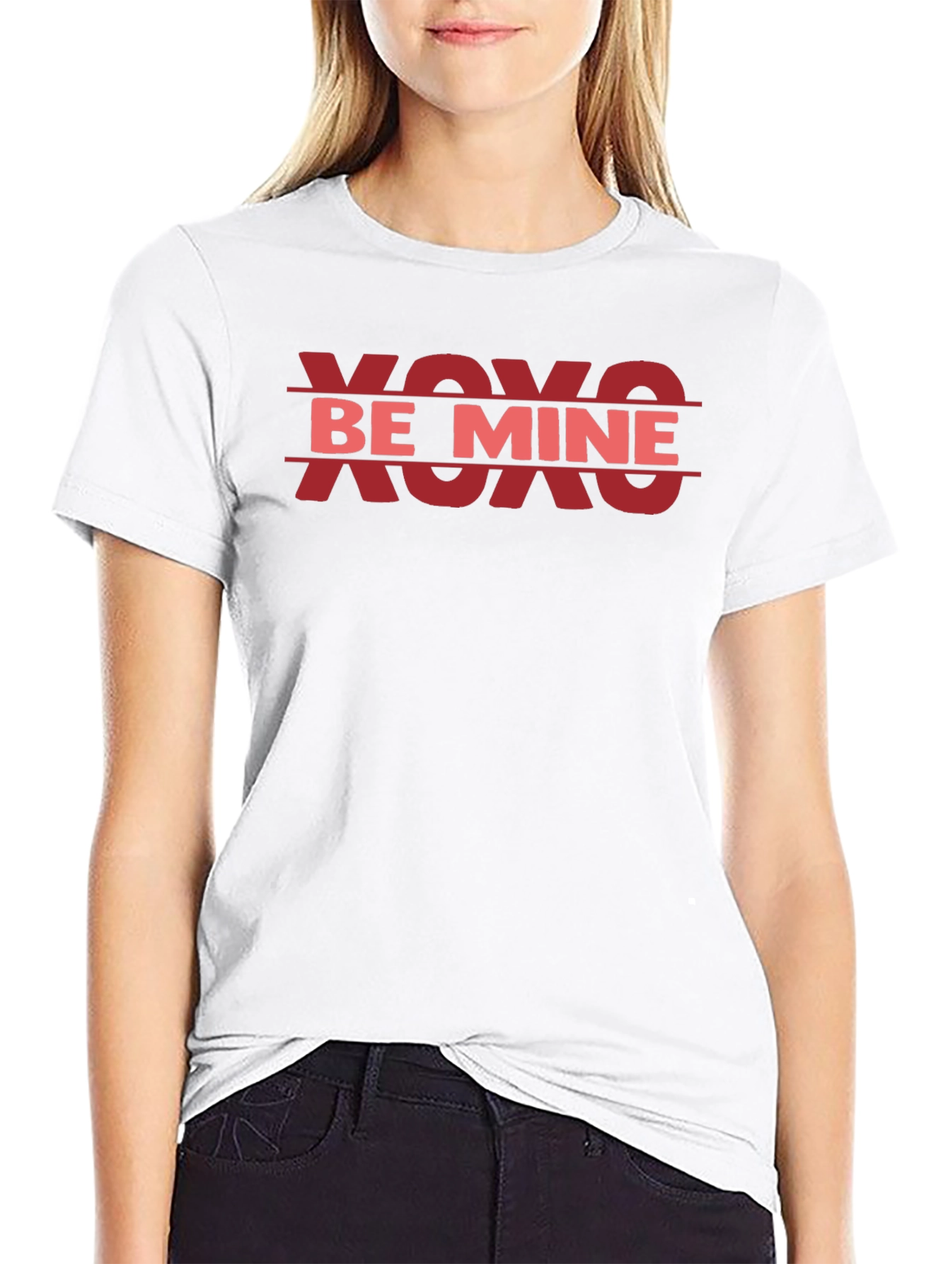 XOXO Be Mine Valentines Day Graphic Tee
