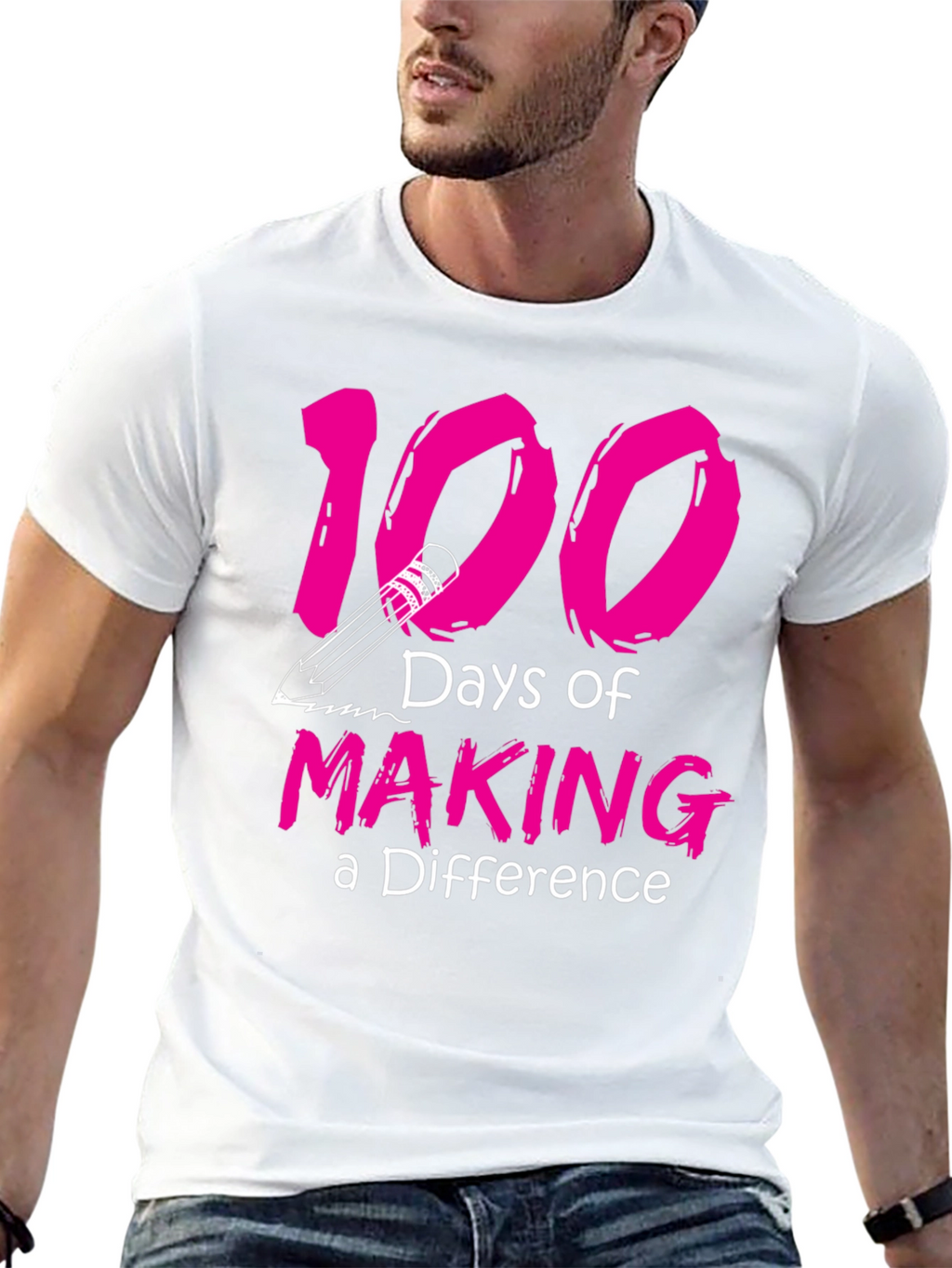 100 Days of Making a Difference T-Shirt