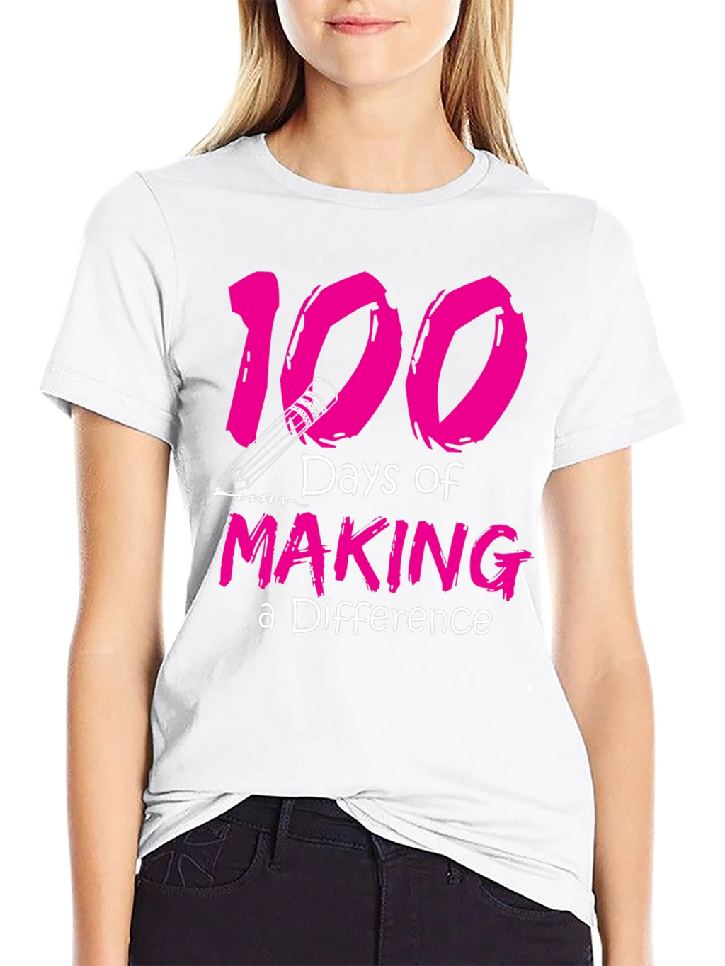 100 Days of Making a Difference T-Shirt