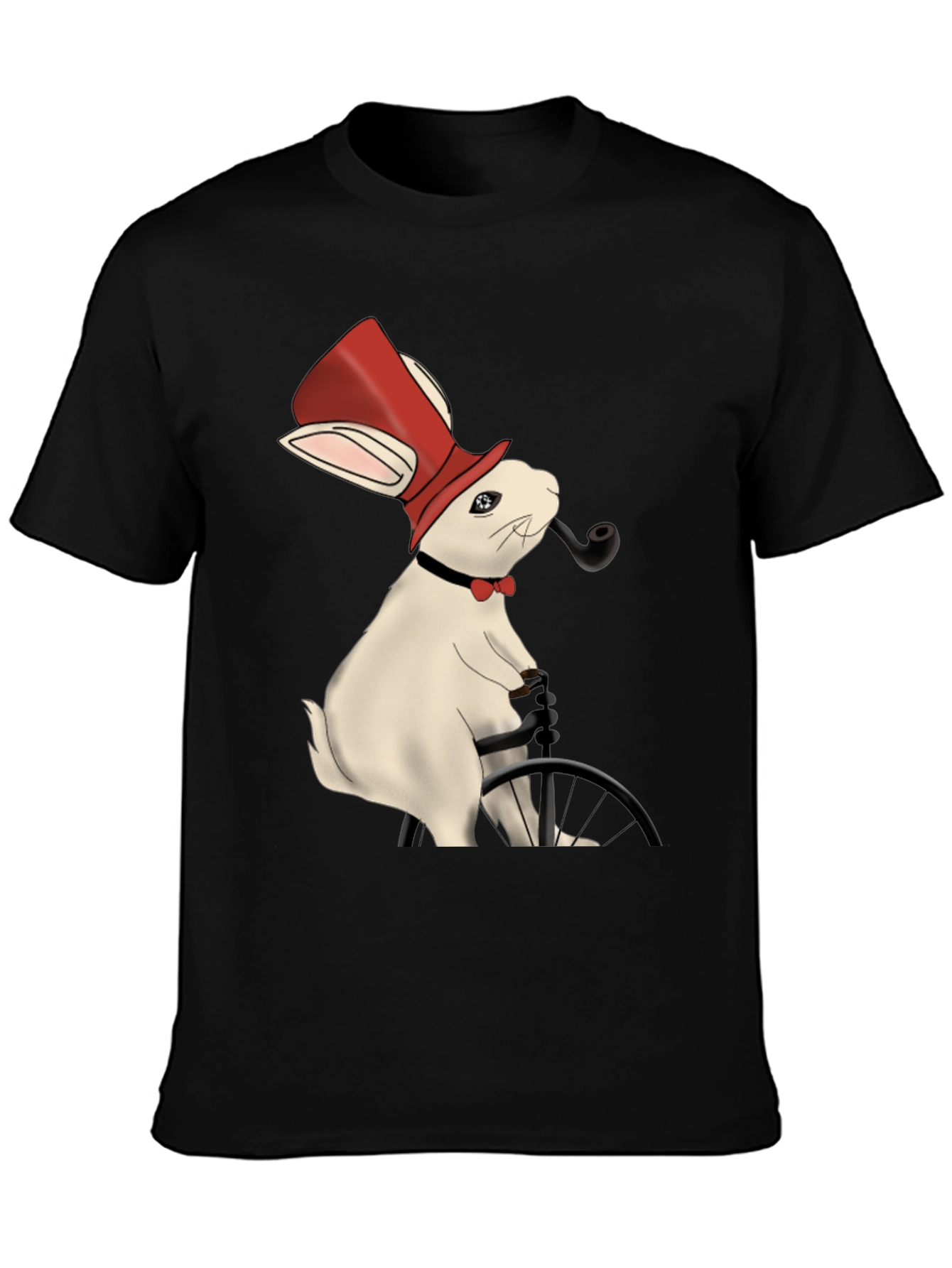 Rabbit Gentleman T-Shirt - Unique Design