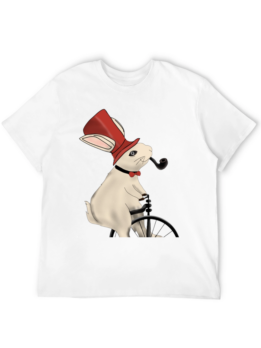 Rabbit Gentleman T-Shirt - Unique Design