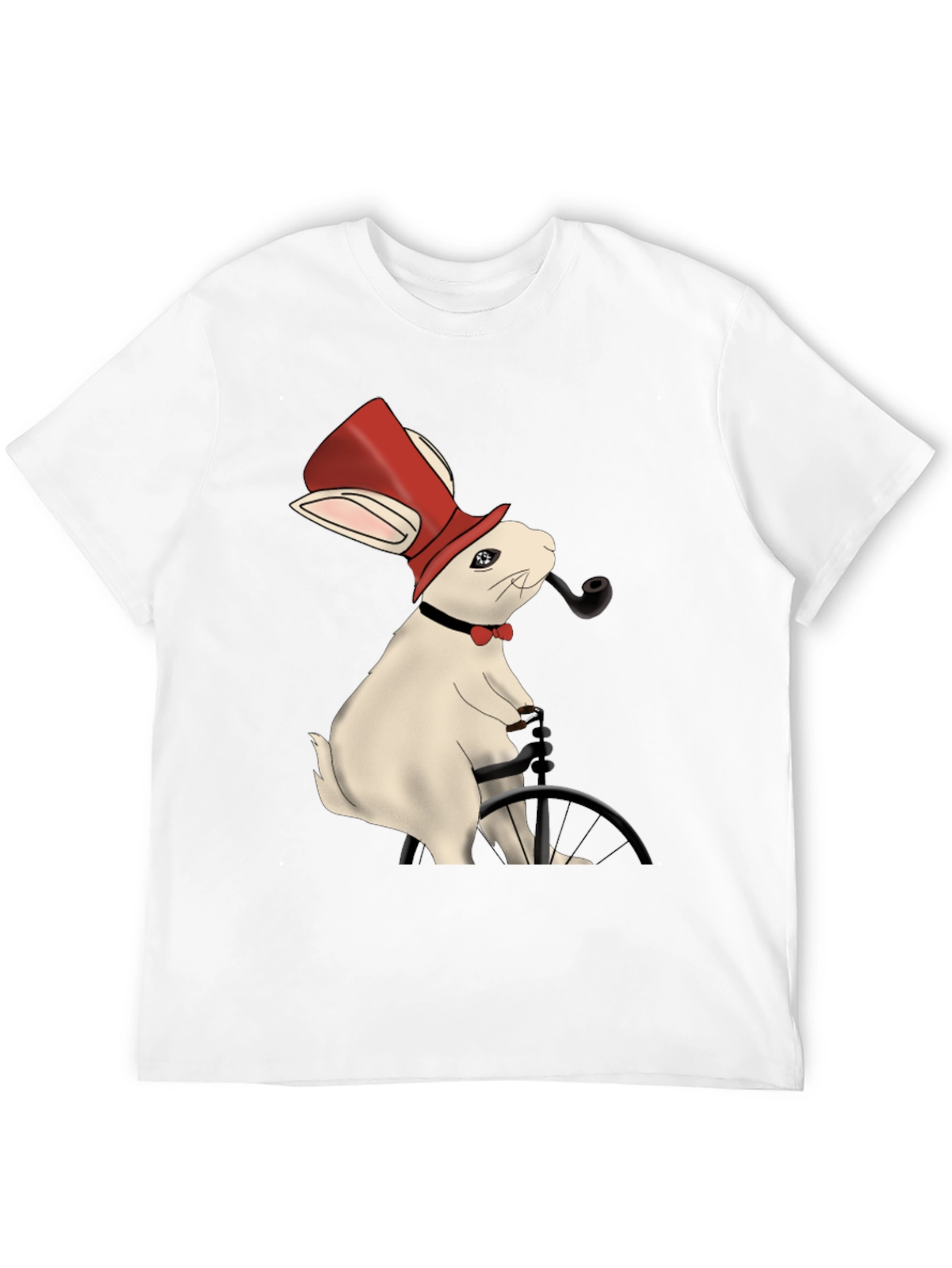 Rabbit Gentleman T-Shirt - Unique Design