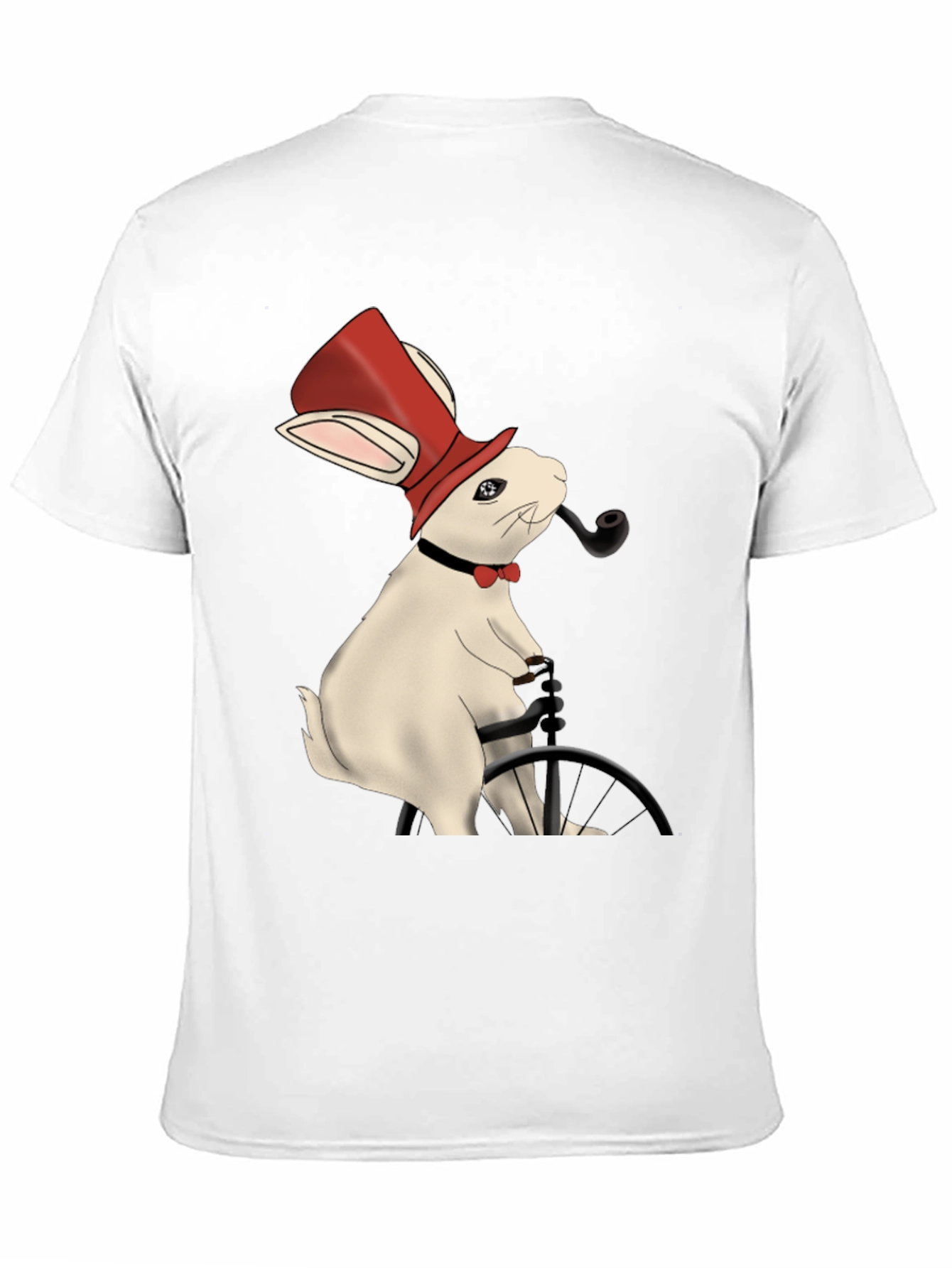Rabbit Gentleman T-Shirt - Unique Design