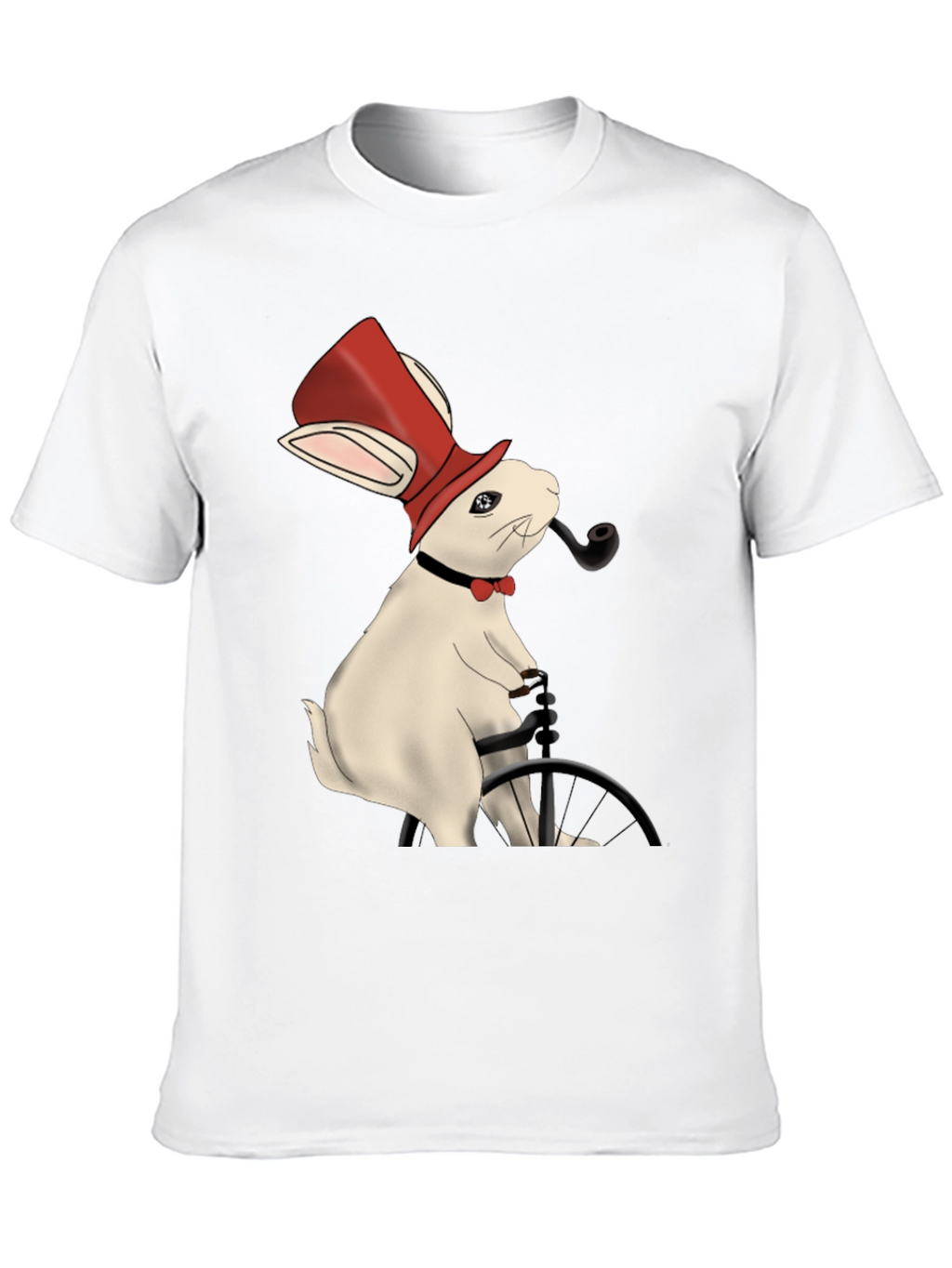 Rabbit Gentleman T-Shirt - Unique Design