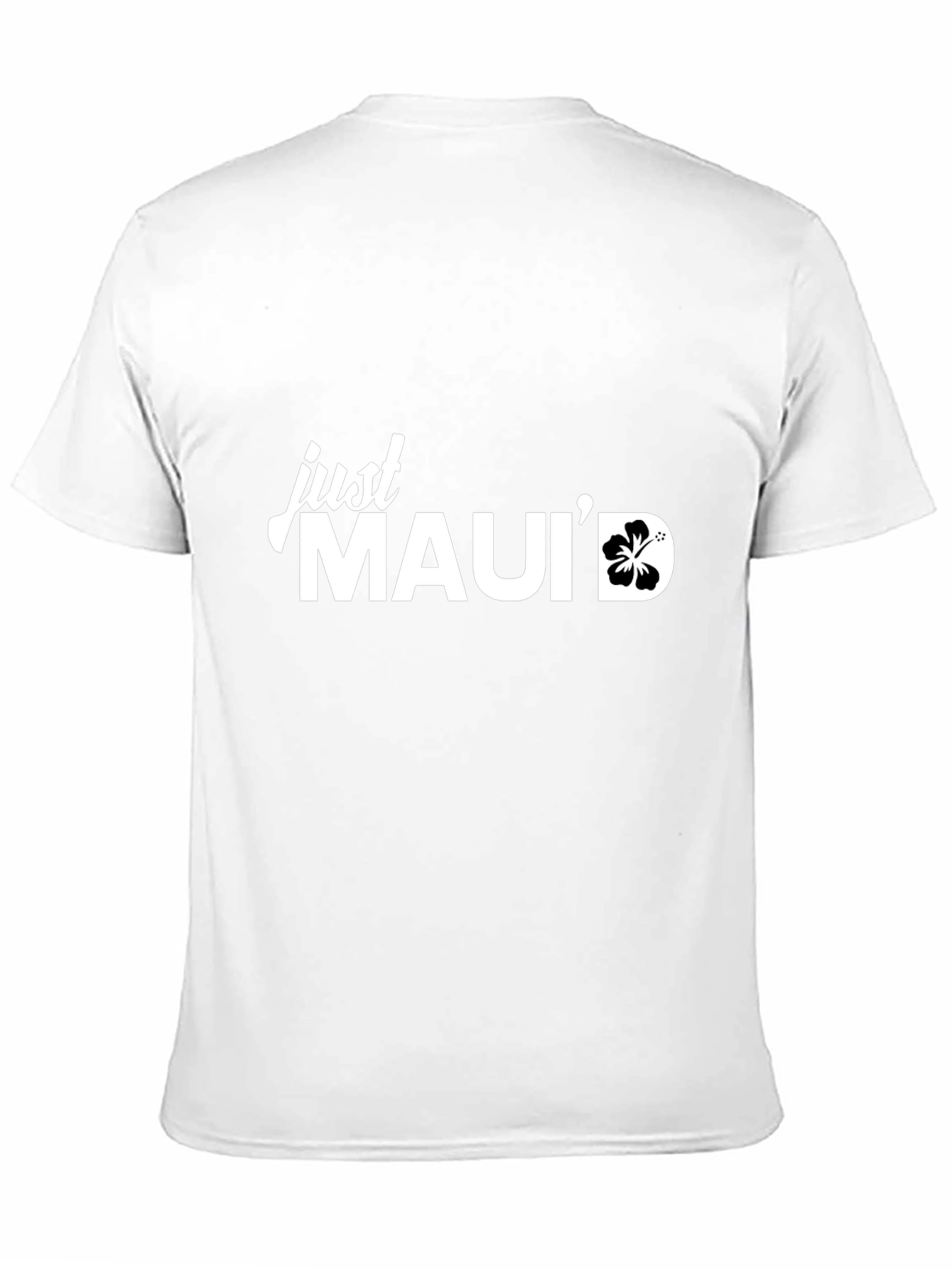 Just Mauid Black Graphic T-Shirt