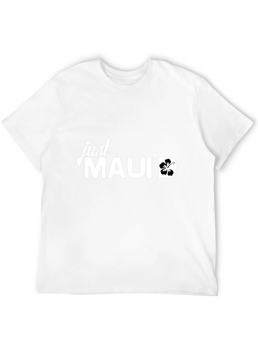 Just Mauid Black Graphic T-Shirt