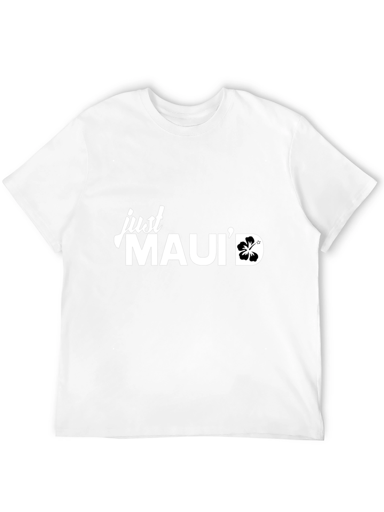 Just Mauid Black Graphic T-Shirt