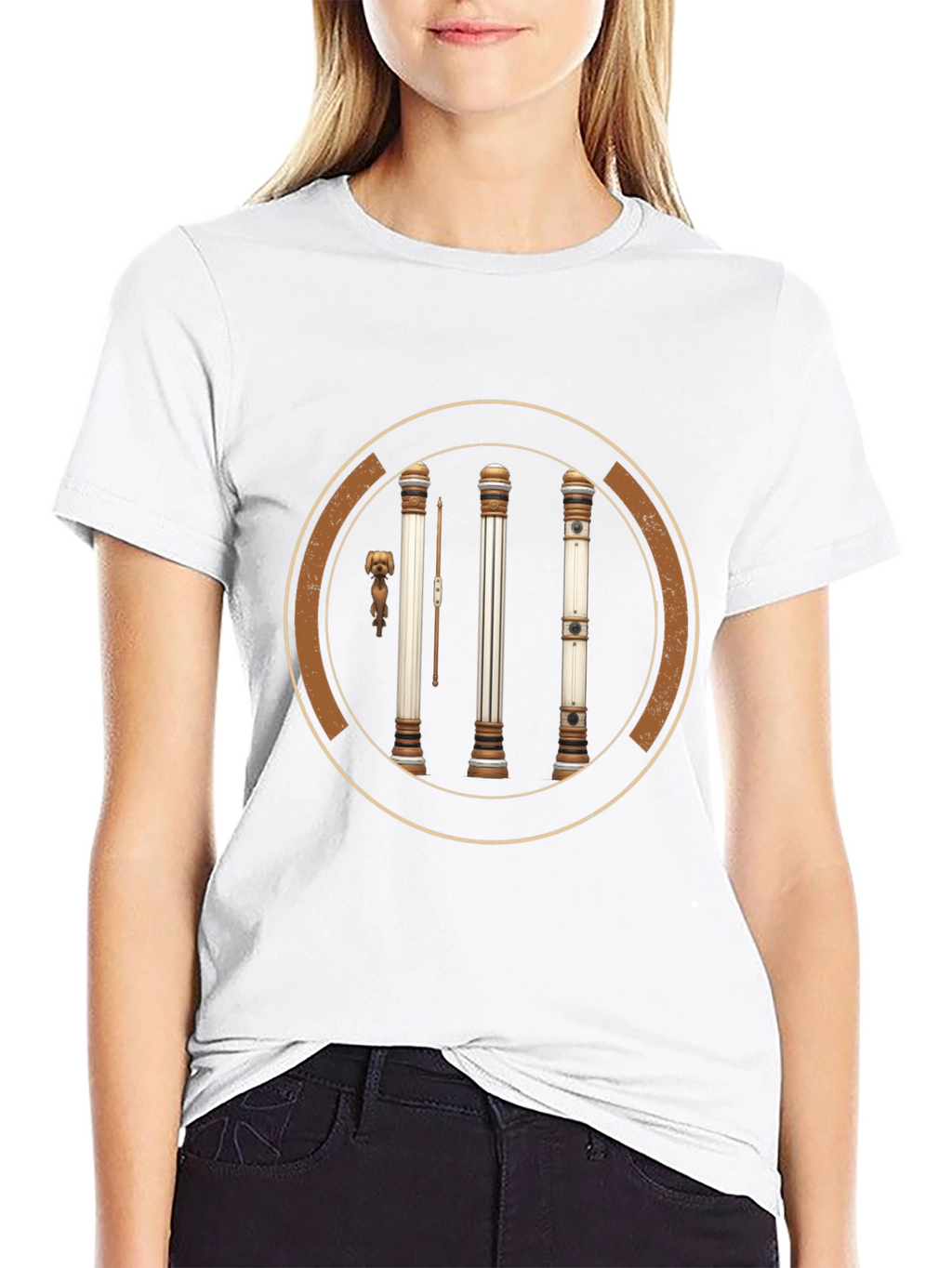 Pillar Graphic Black T-Shirt