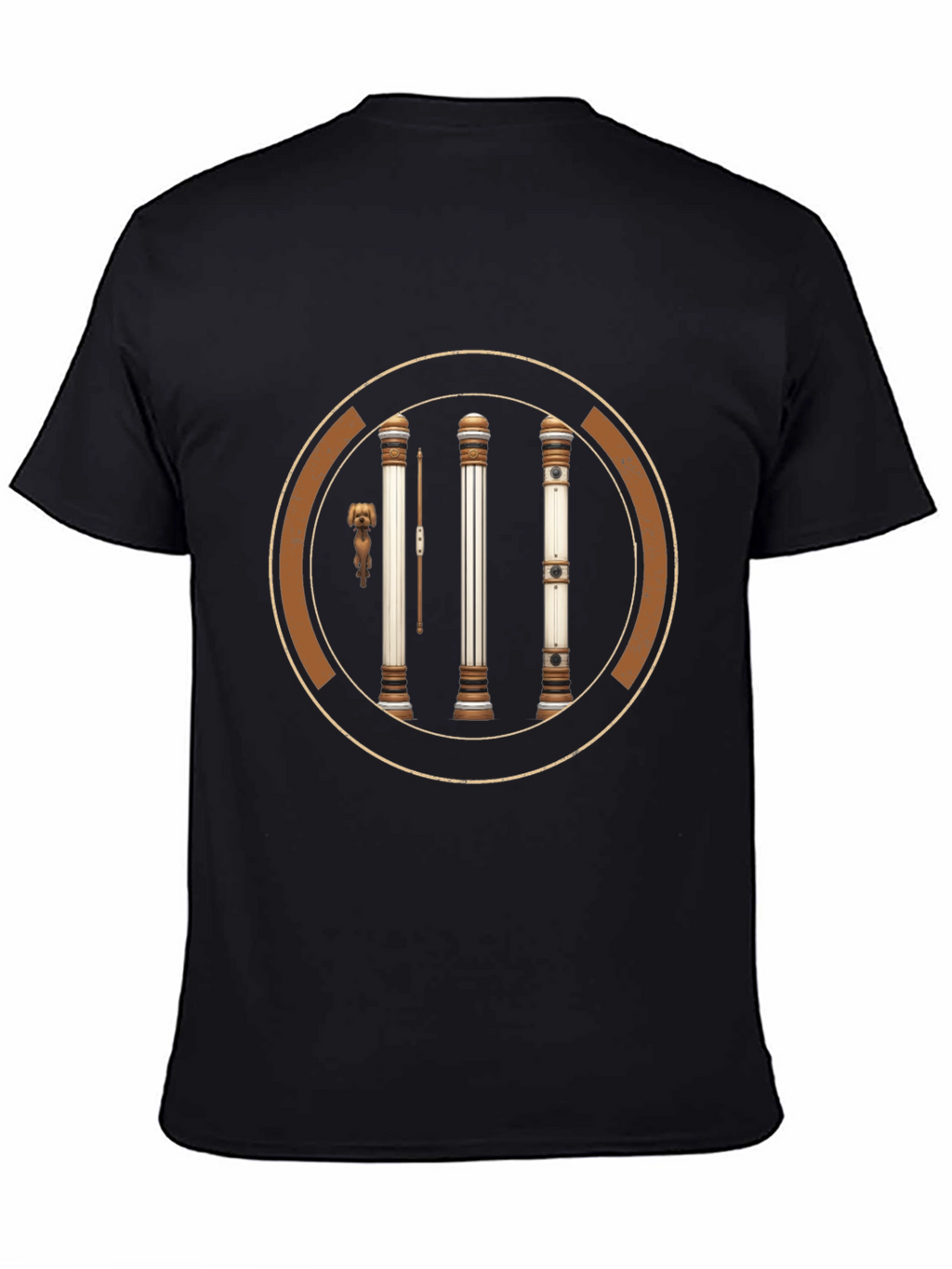 Pillar Graphic Black T-Shirt