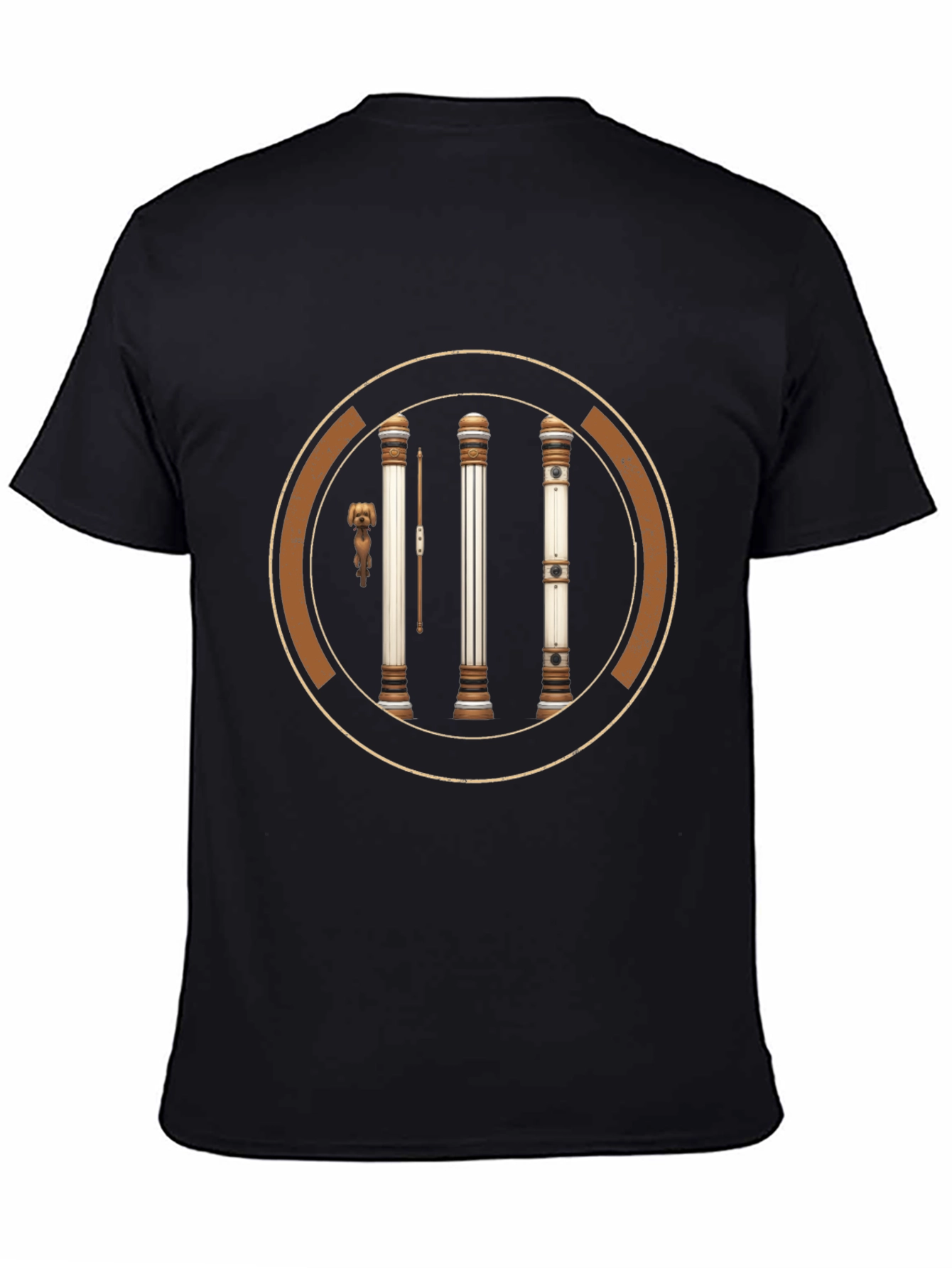 Pillar Graphic Black T-Shirt