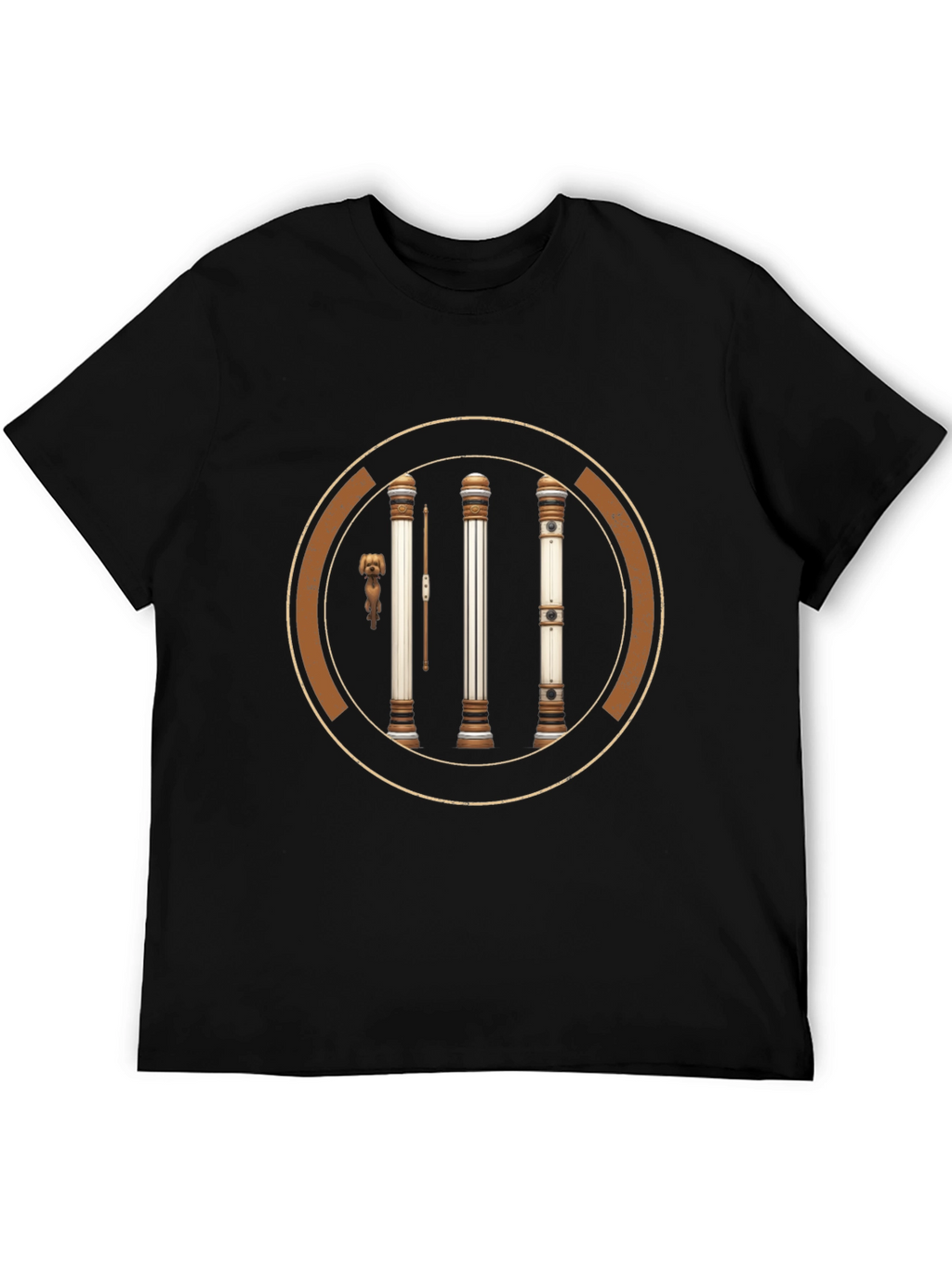 Pillar Graphic Black T-Shirt