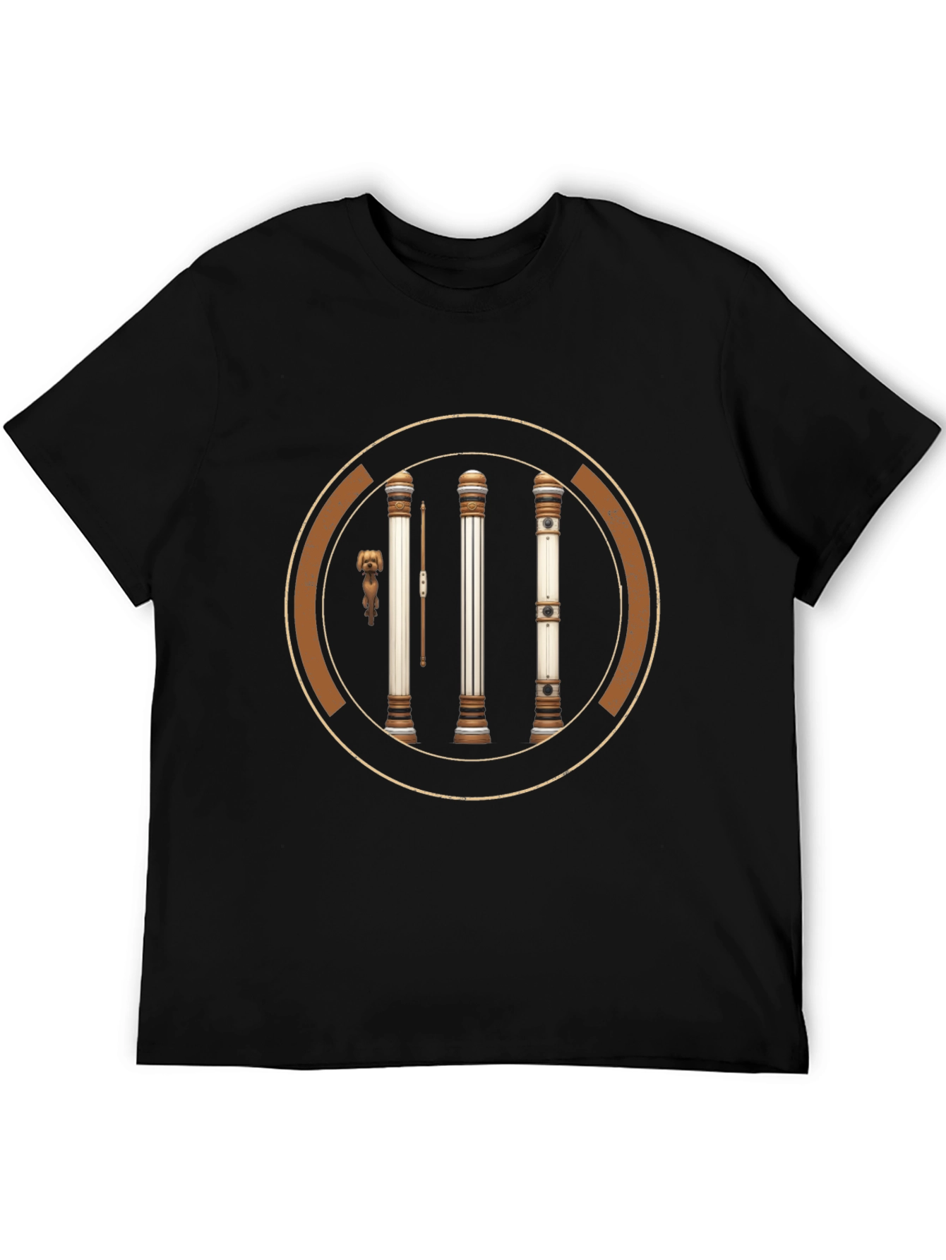 Pillar Graphic Black T-Shirt
