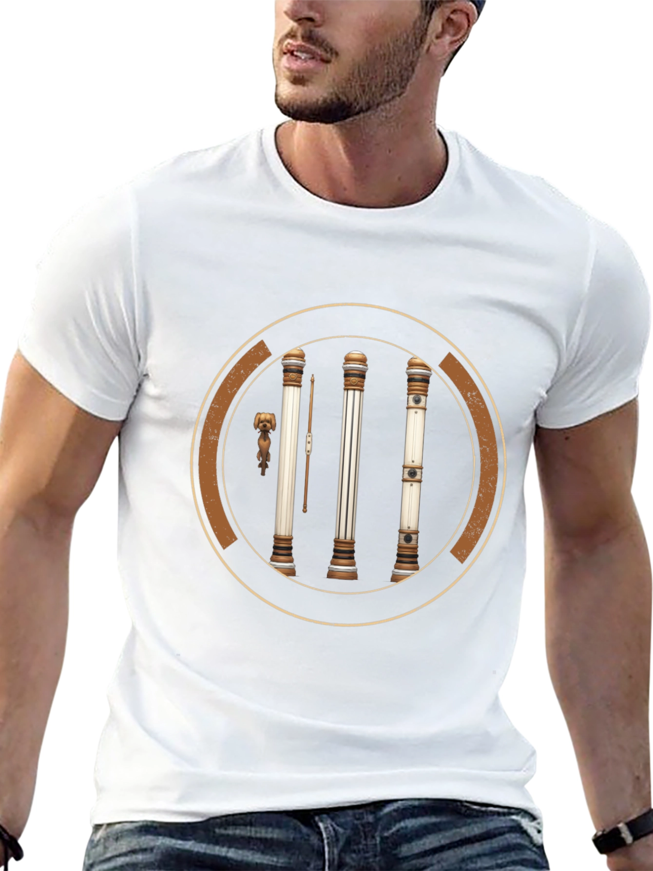 Pillar Graphic Black T-Shirt
