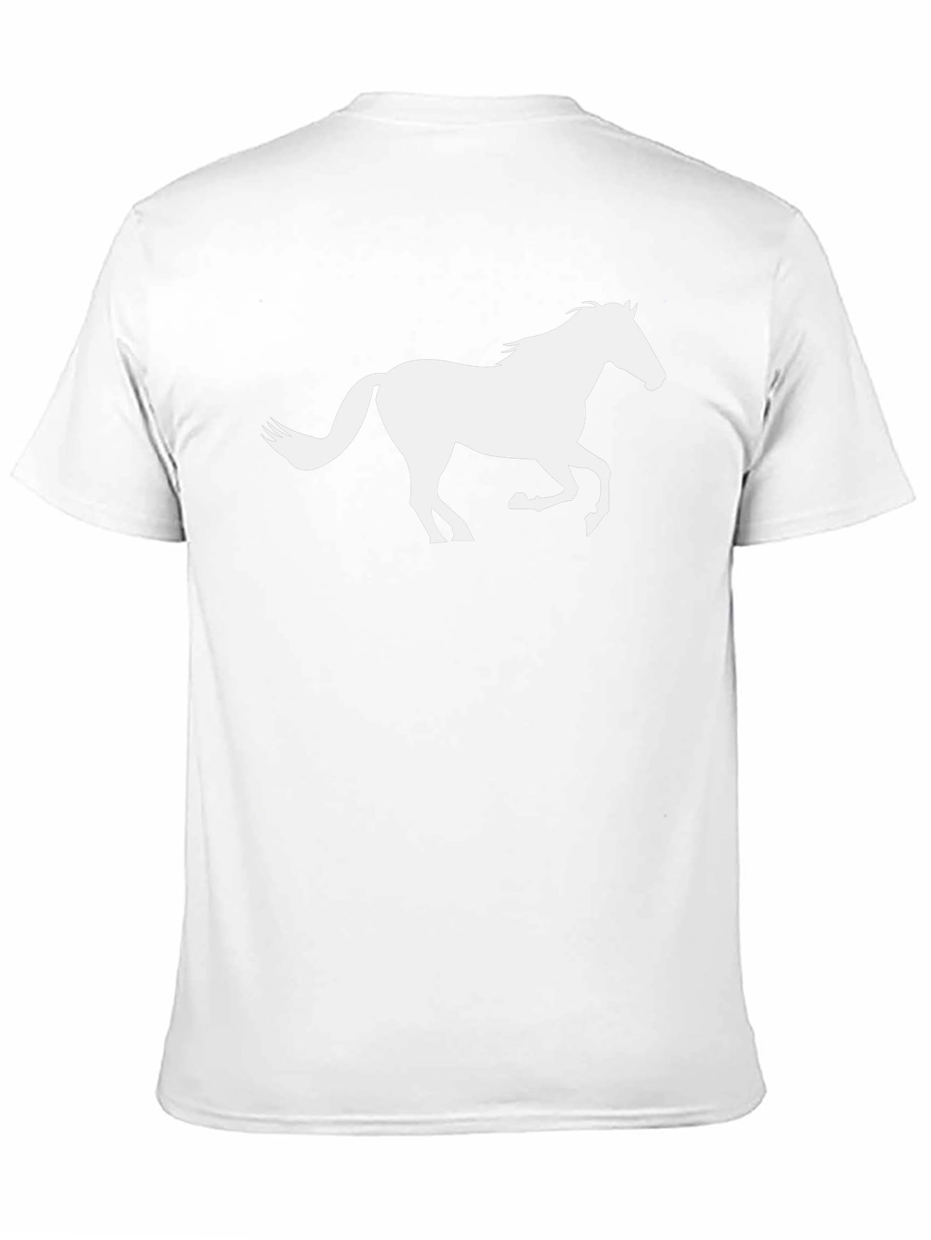 Black Horse Graphic Tee - Stylish Mens T-Shirt