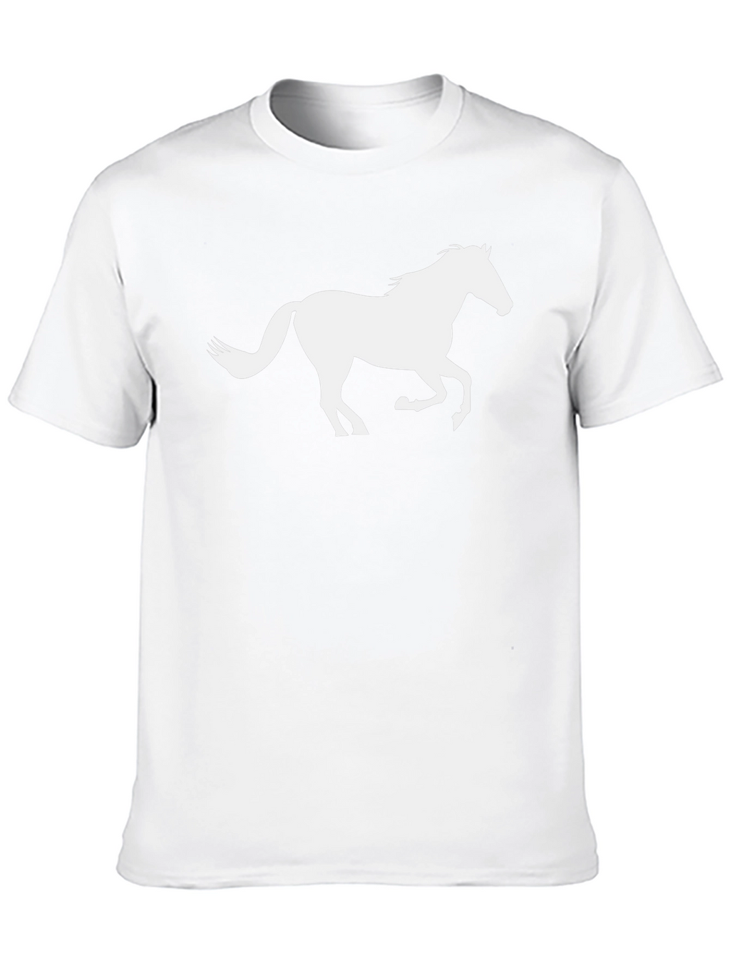 Black Horse Graphic Tee - Stylish Mens T-Shirt