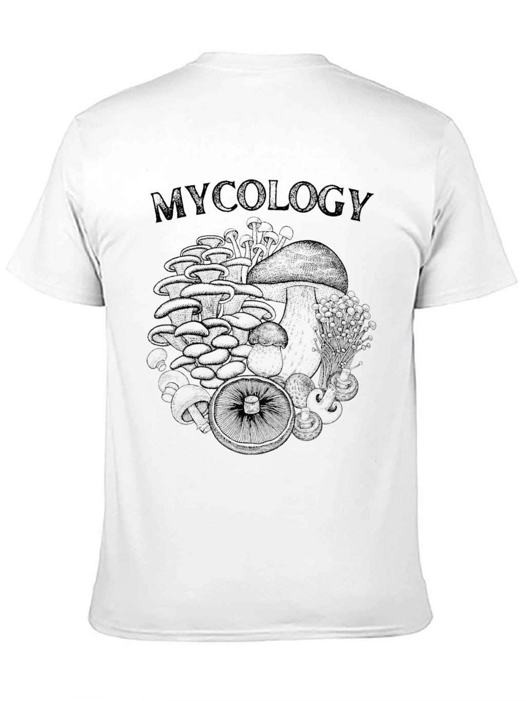 Mycology Graphic T-Shirt - Black Cotton Tee