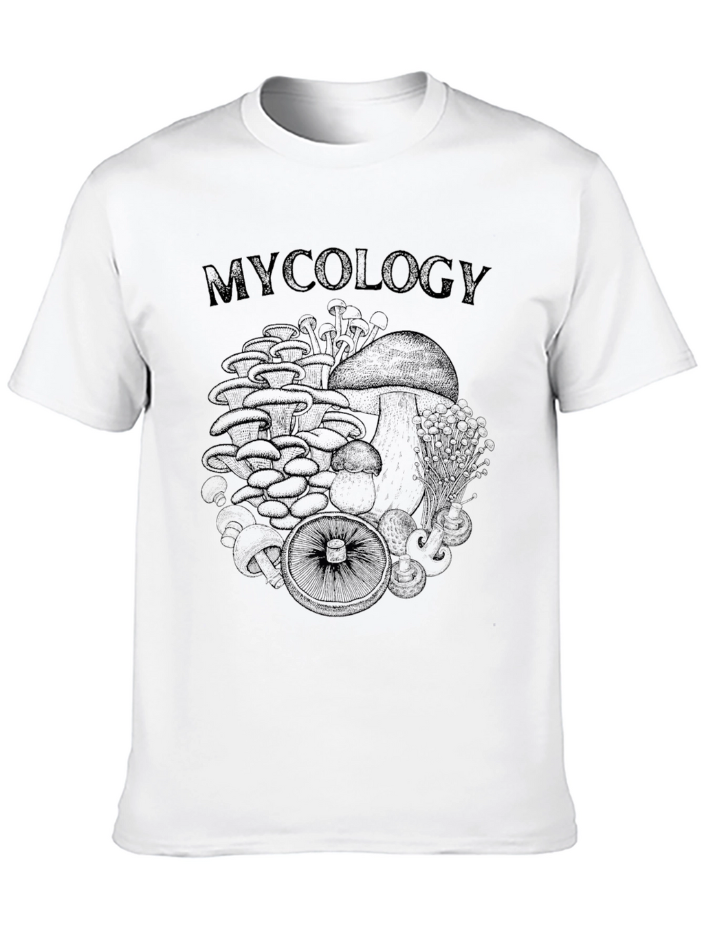 Mycology Graphic T-Shirt - Black Cotton Tee