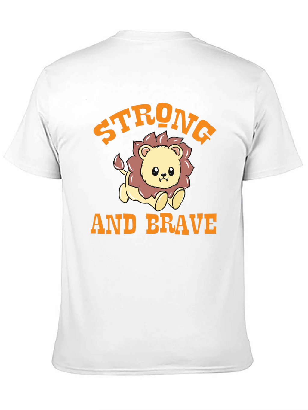 Strong and Brave Lion Graphic Tee