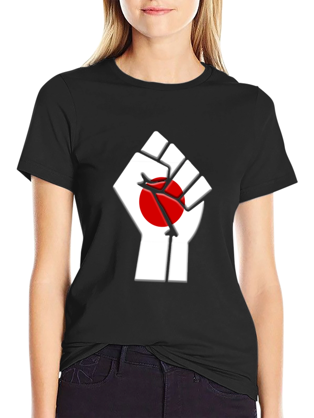 Statement Graphic Tee - Solidarity Fist