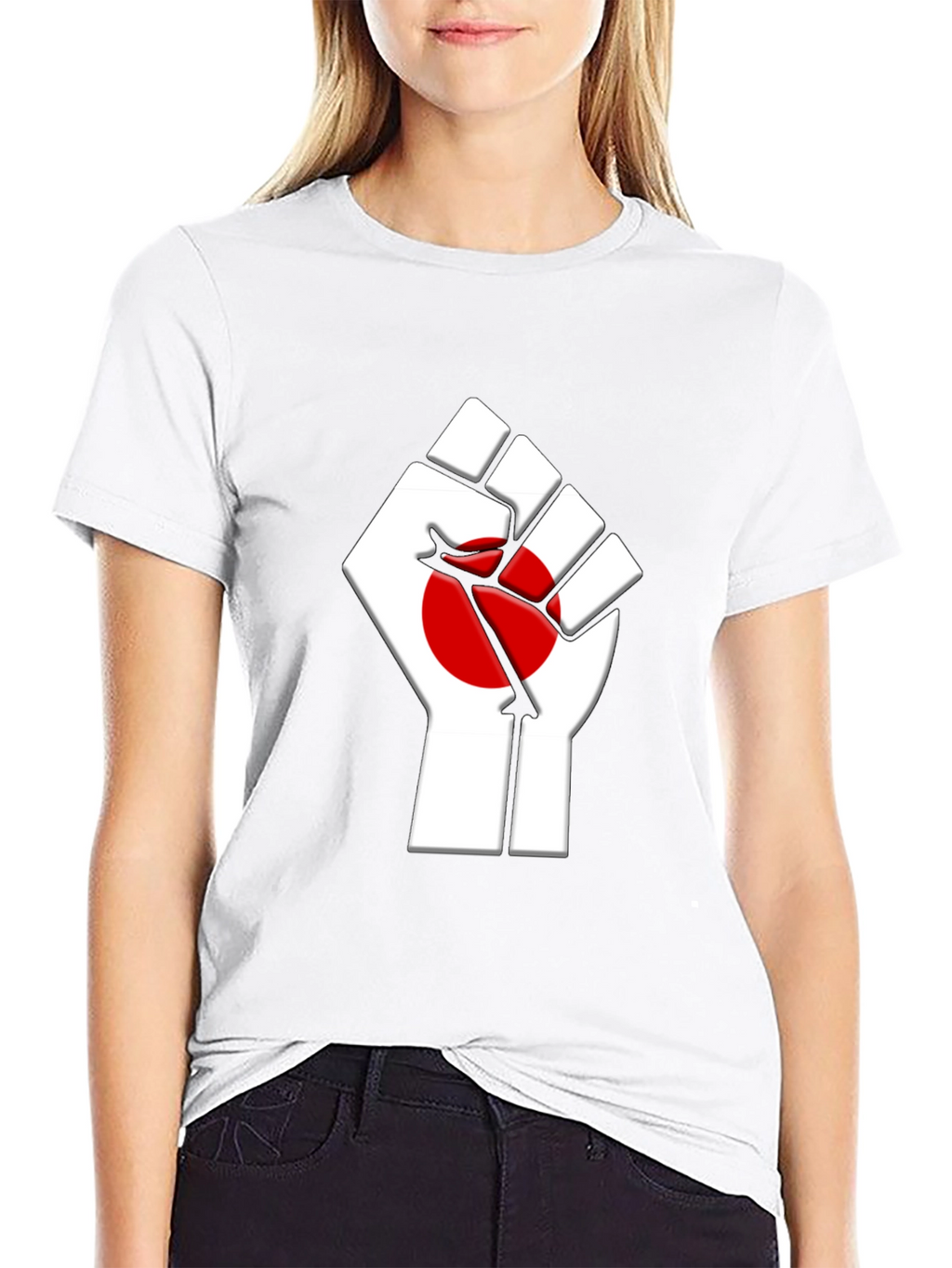 Statement Graphic Tee - Solidarity Fist