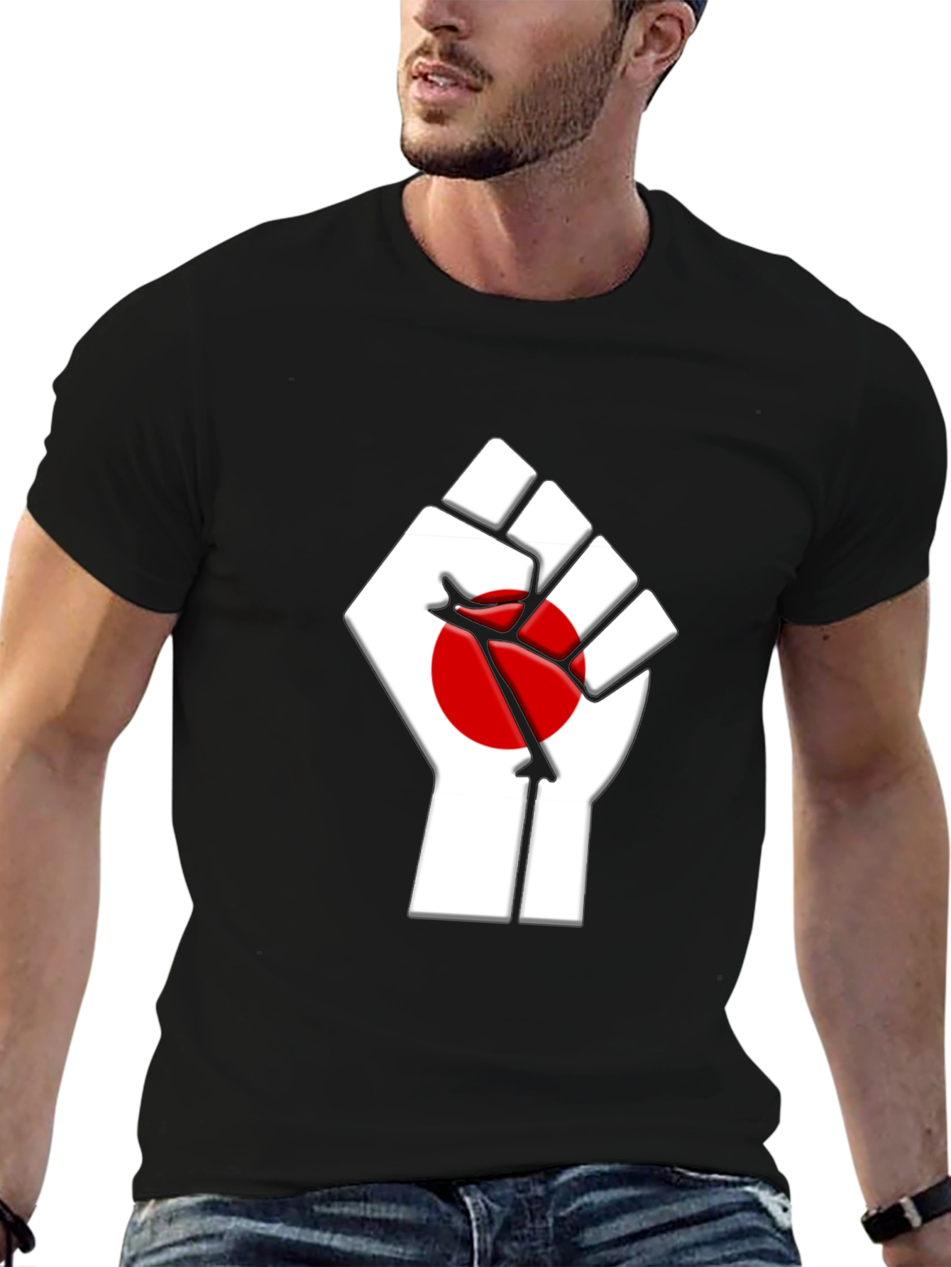 Statement Graphic Tee - Solidarity Fist