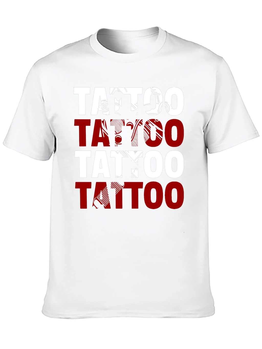 Tattoo Graphic Print Black T-Shirt