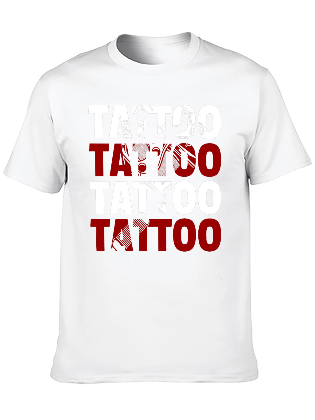 Tattoo Graphic Print Black T-Shirt