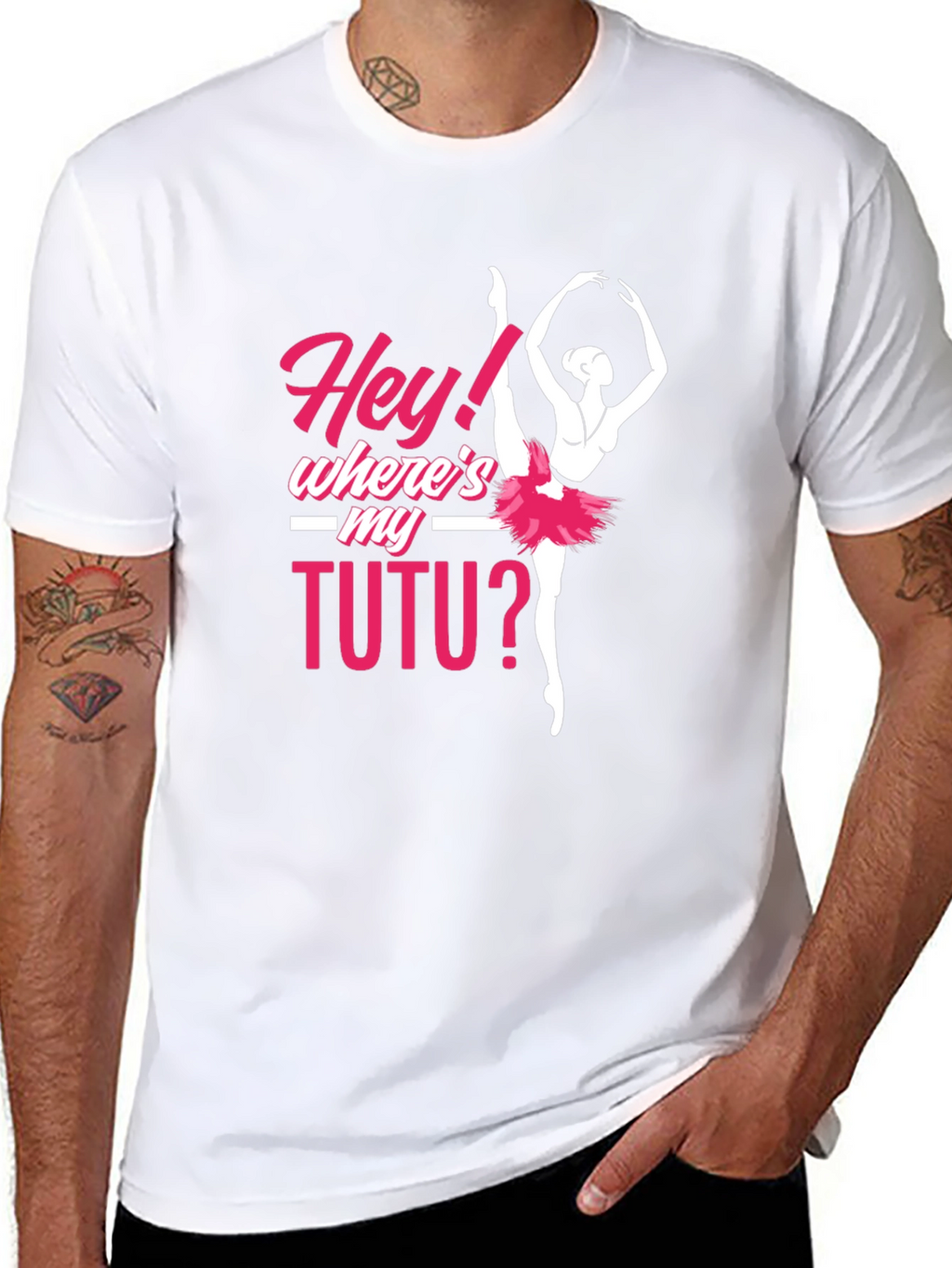 Hey! Wheres My Tutu? Ballerina T-Shirt