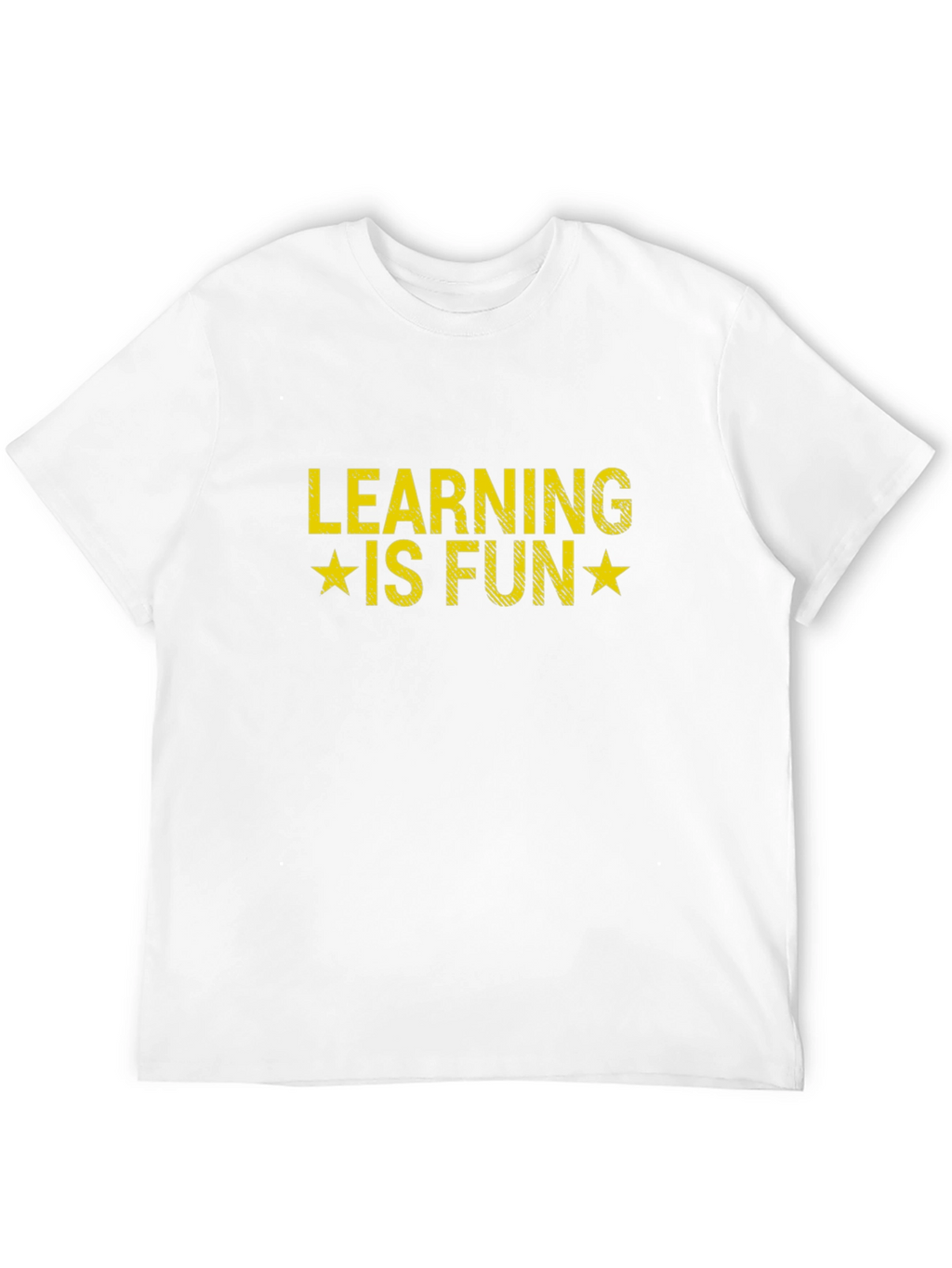 Learning is Fun Graphic T-Shirt - Black Cotton Tee
