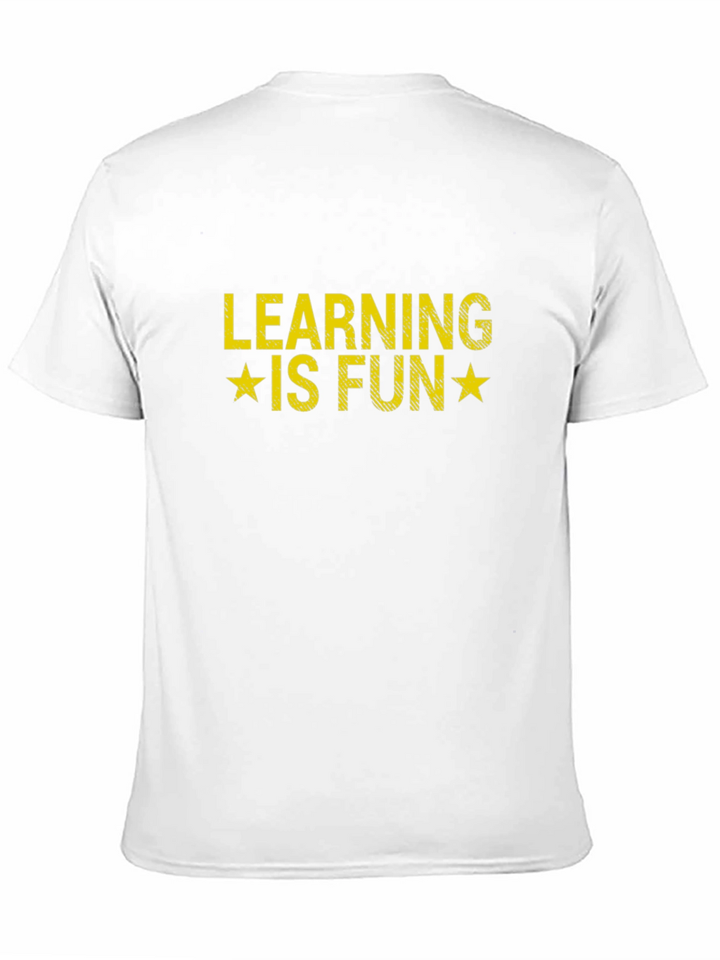 Learning is Fun Graphic T-Shirt - Black Cotton Tee