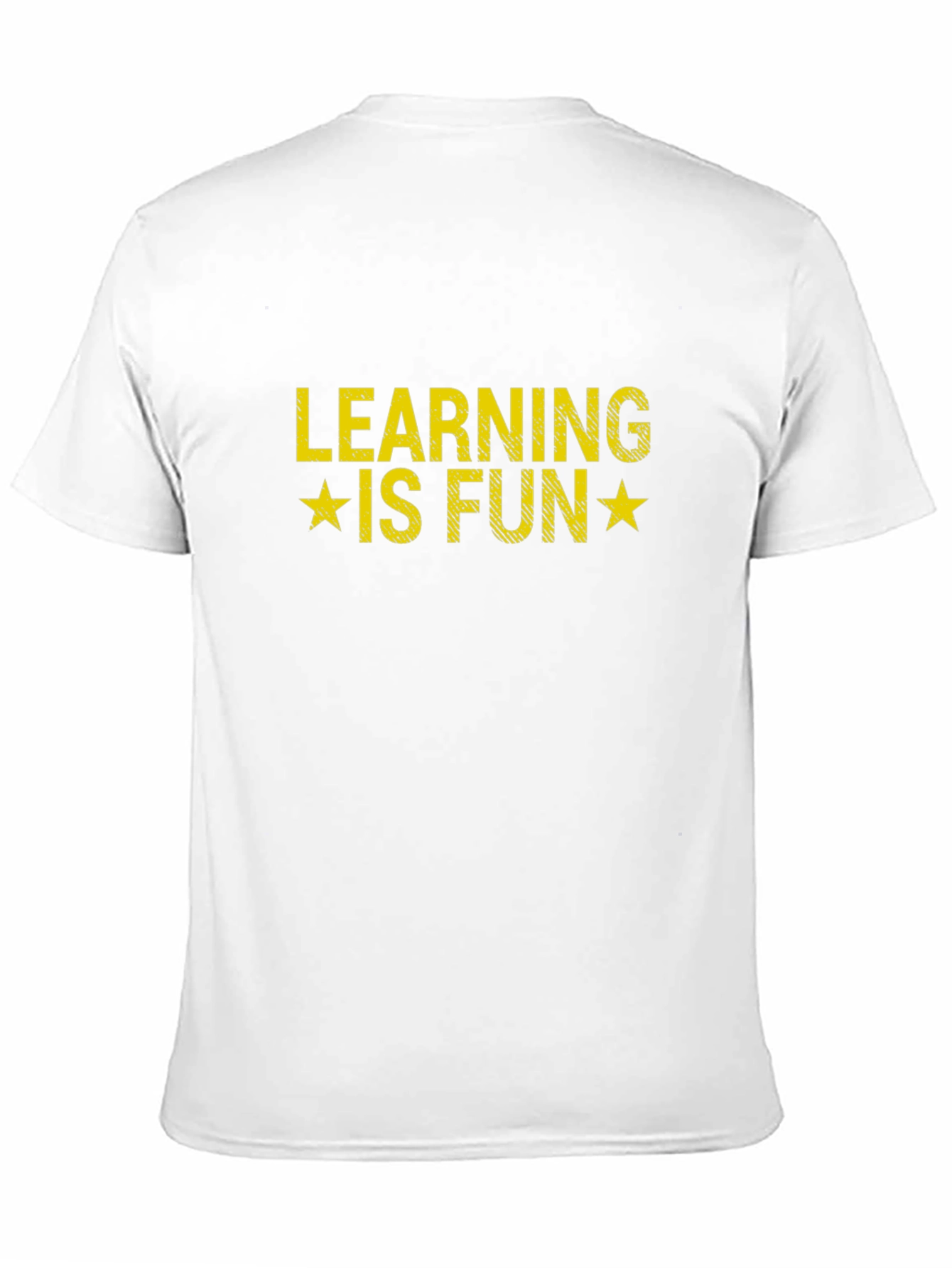 Learning is Fun Graphic T-Shirt - Black Cotton Tee