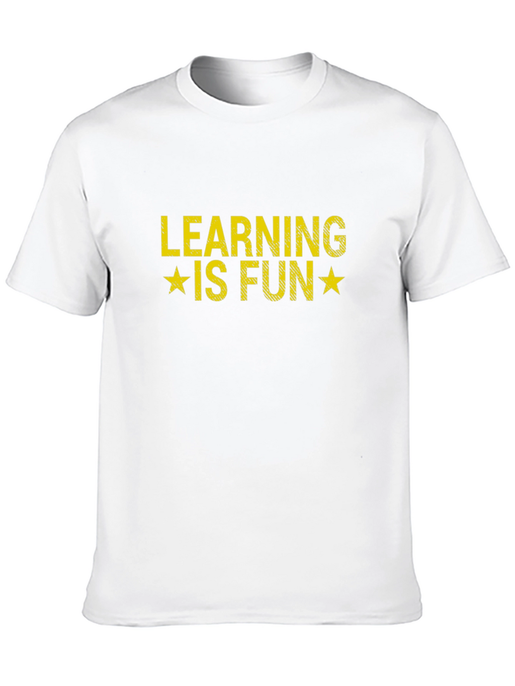Learning is Fun Graphic T-Shirt - Black Cotton Tee
