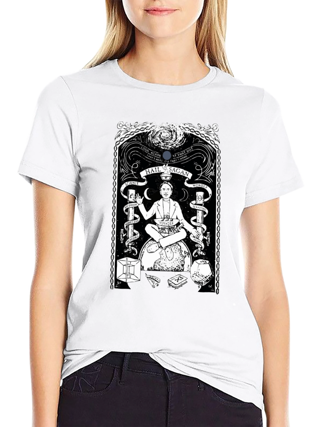 Hail Sagan Graphic T-Shirt - Science & Wonder