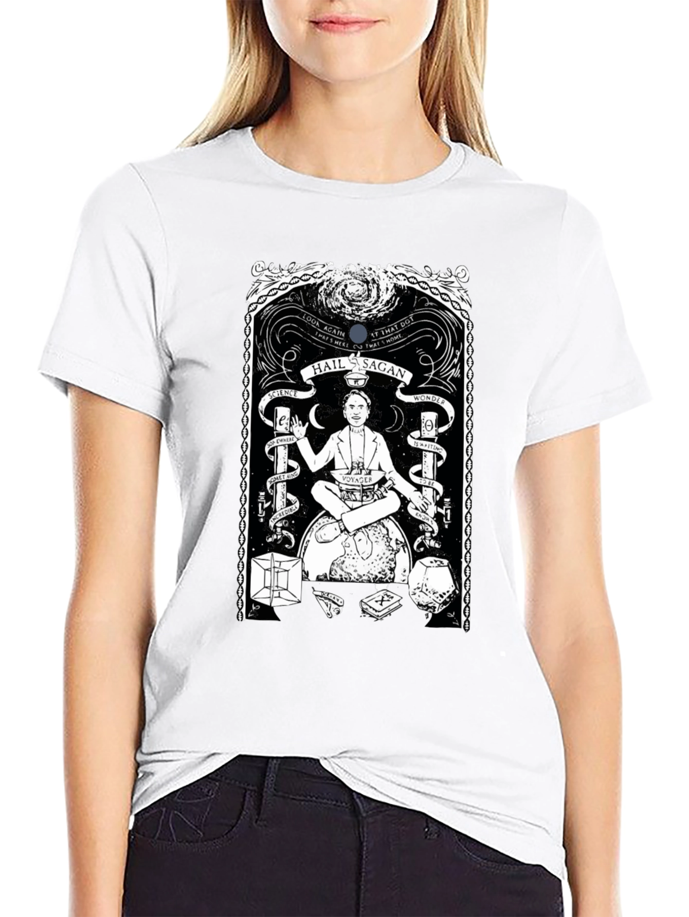 Hail Sagan Graphic T-Shirt - Science & Wonder