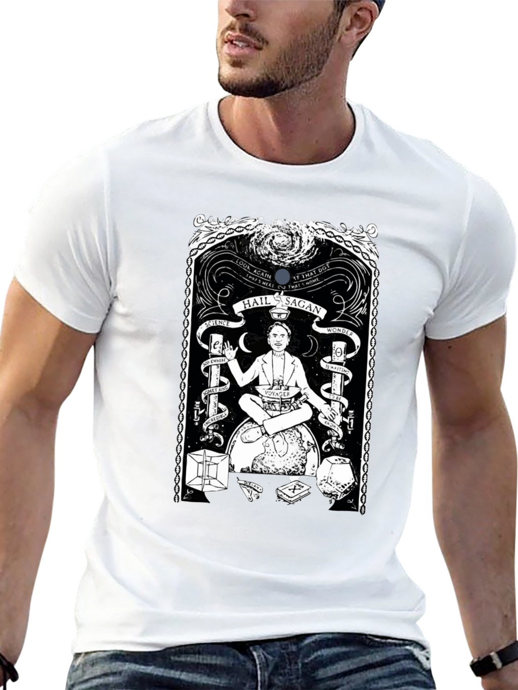 Hail Sagan Graphic T-Shirt - Science & Wonder