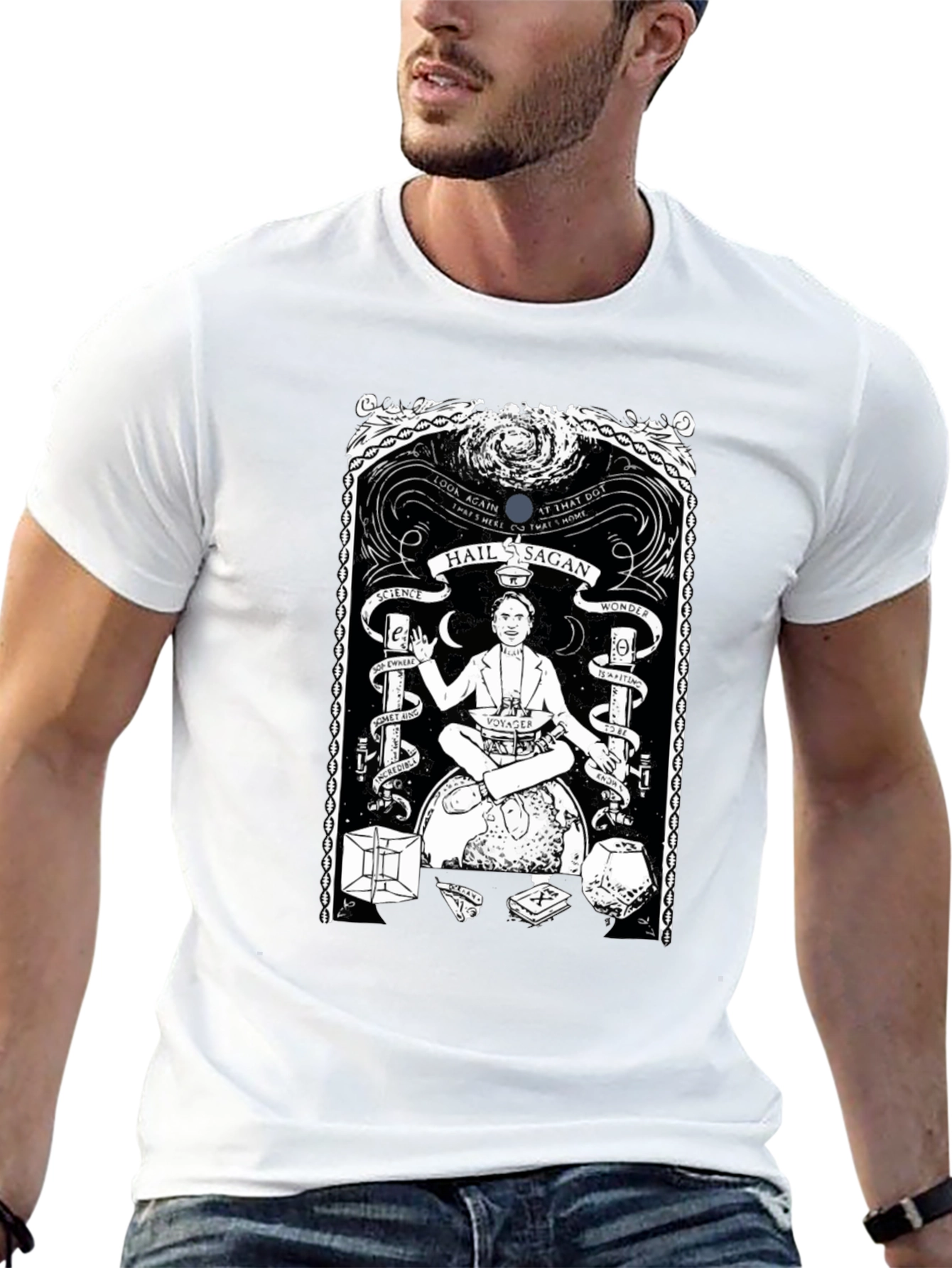 Hail Sagan Graphic T-Shirt - Science & Wonder