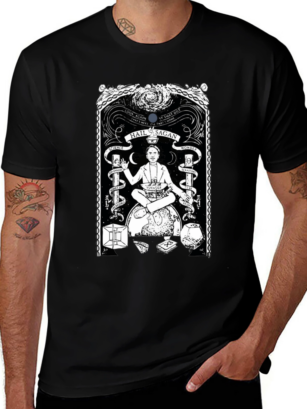 Hail Sagan Graphic T-Shirt - Science & Wonder