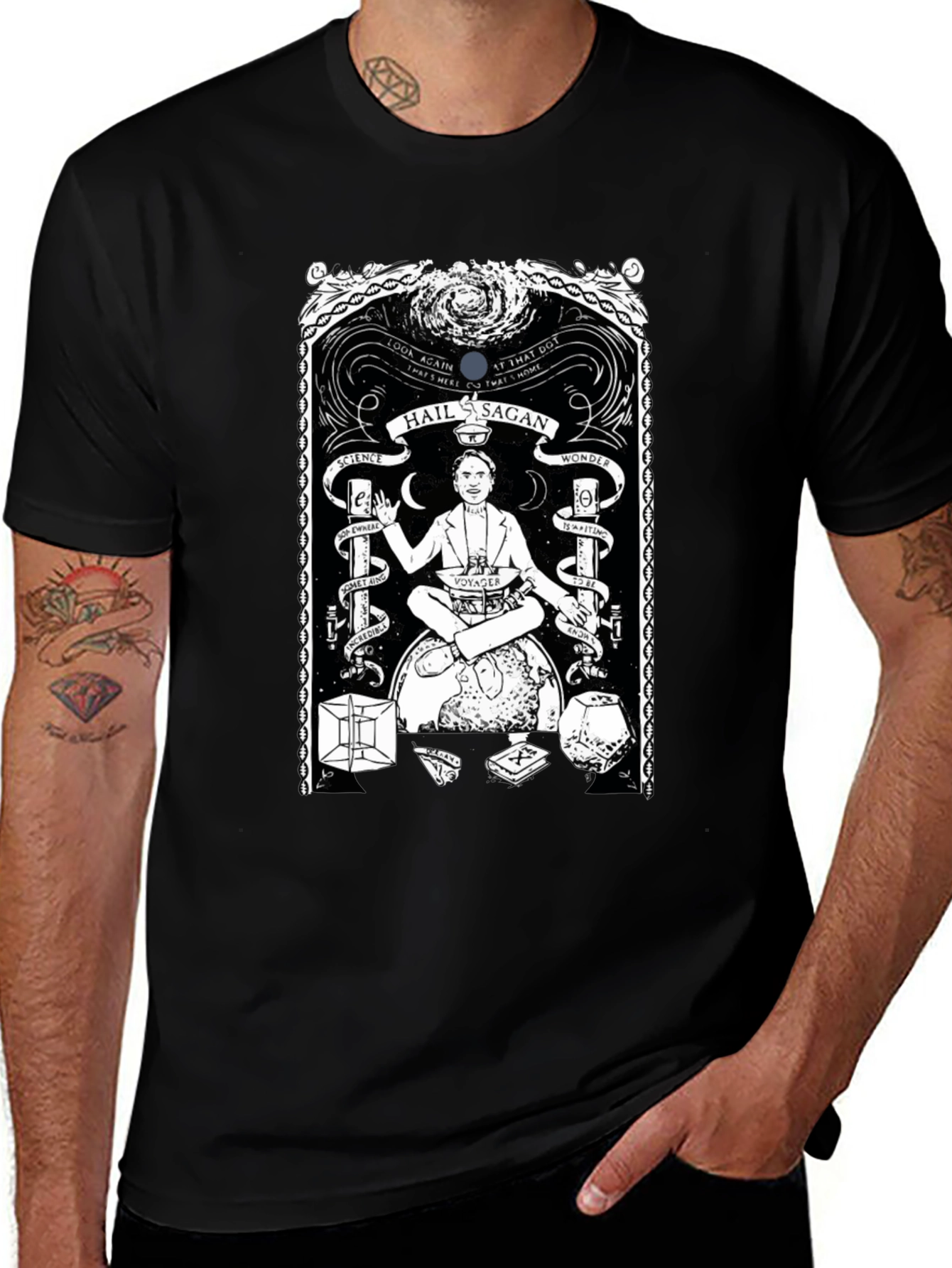Hail Sagan Graphic T-Shirt - Science & Wonder