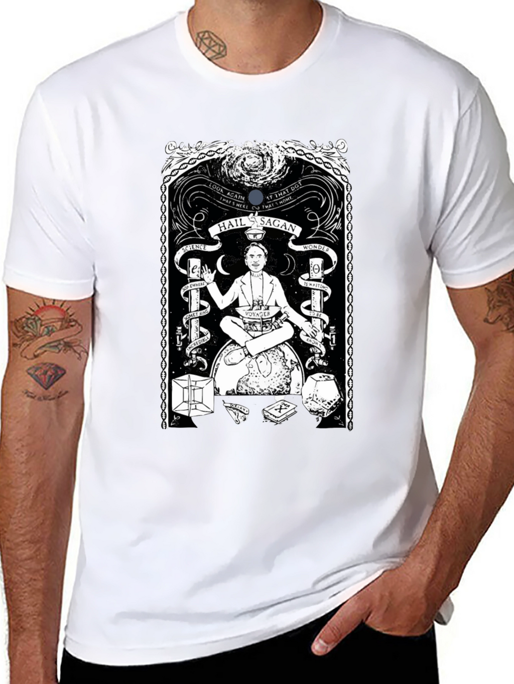 Hail Sagan Graphic T-Shirt - Science & Wonder