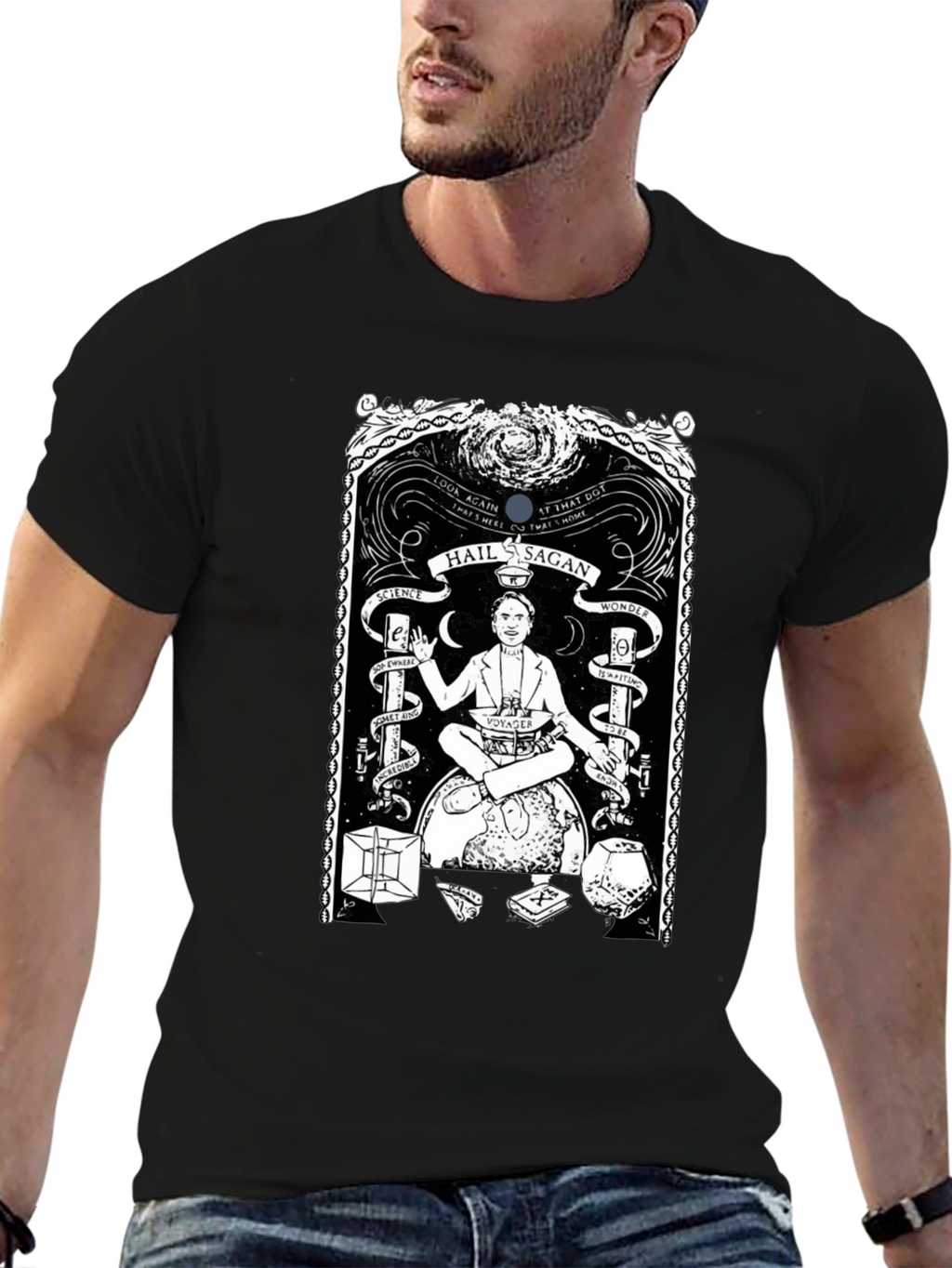 Hail Sagan Graphic T-Shirt - Science & Wonder