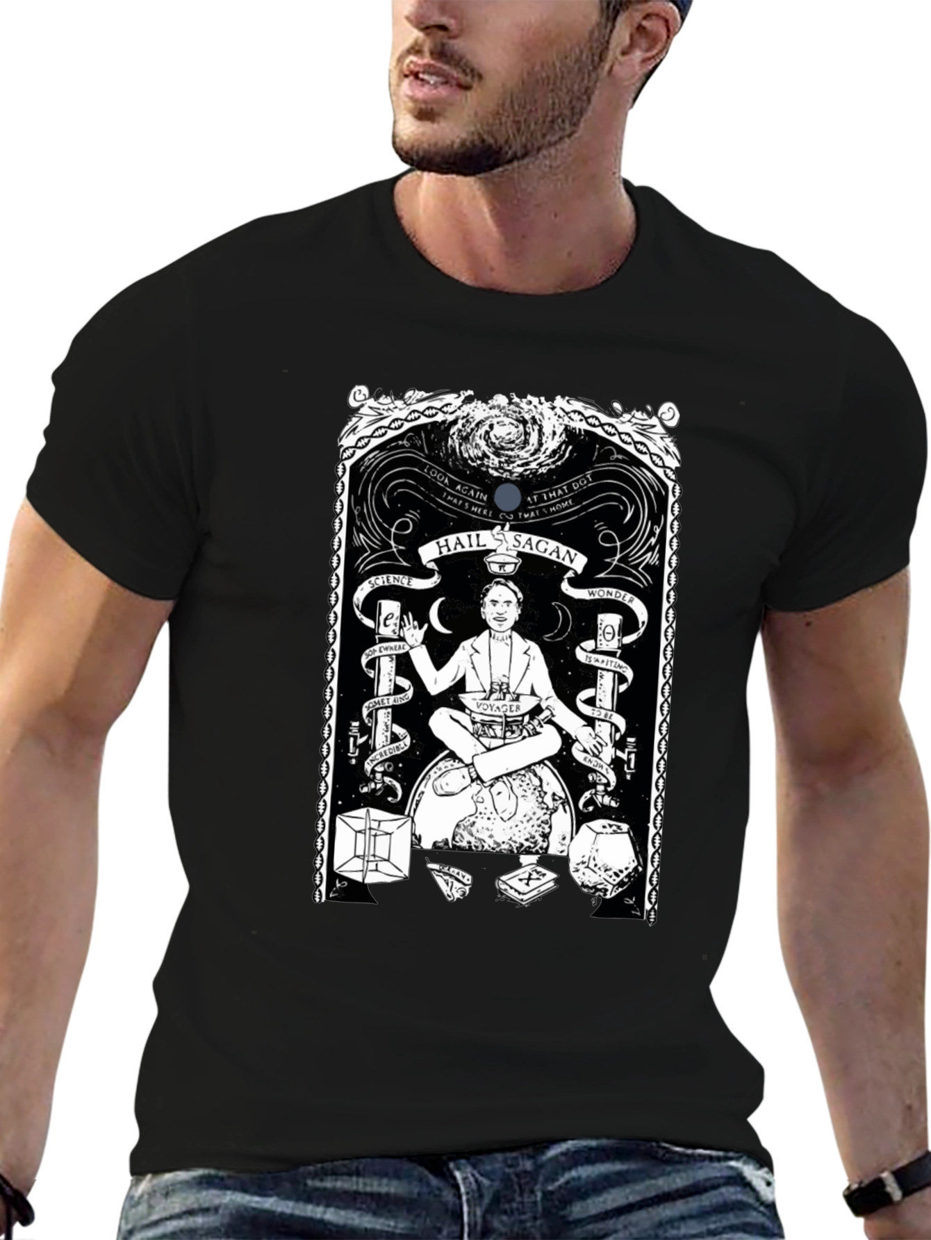 Hail Sagan Graphic T-Shirt - Science & Wonder