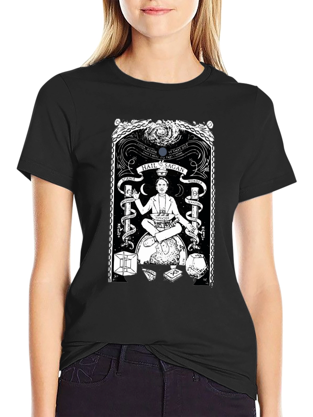 Hail Sagan Graphic T-Shirt - Science & Wonder