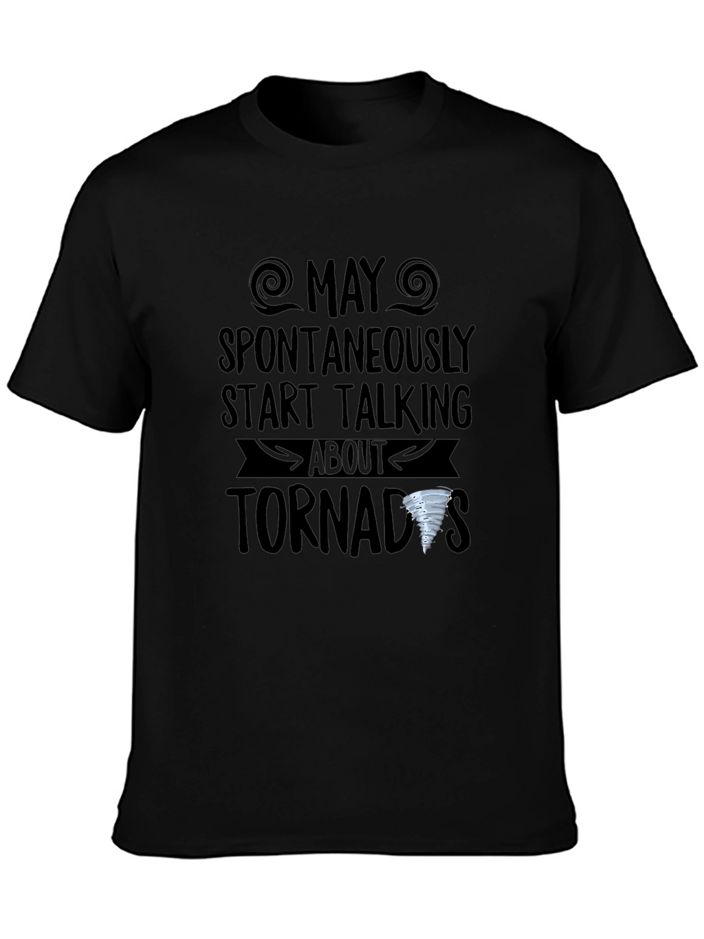Tornado Enthusiast Black T-Shirt