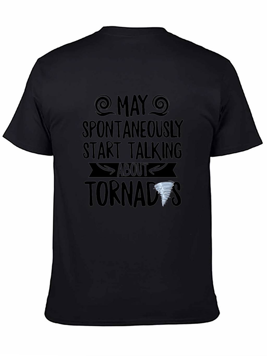 Tornado Enthusiast Black T-Shirt