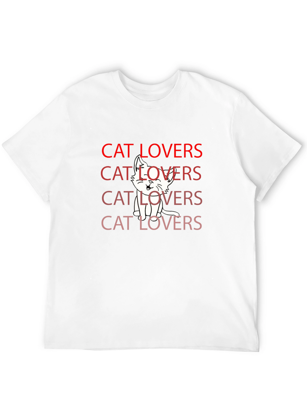 Cat Lovers T-Shirt - Cute Kitten Graphic Tee