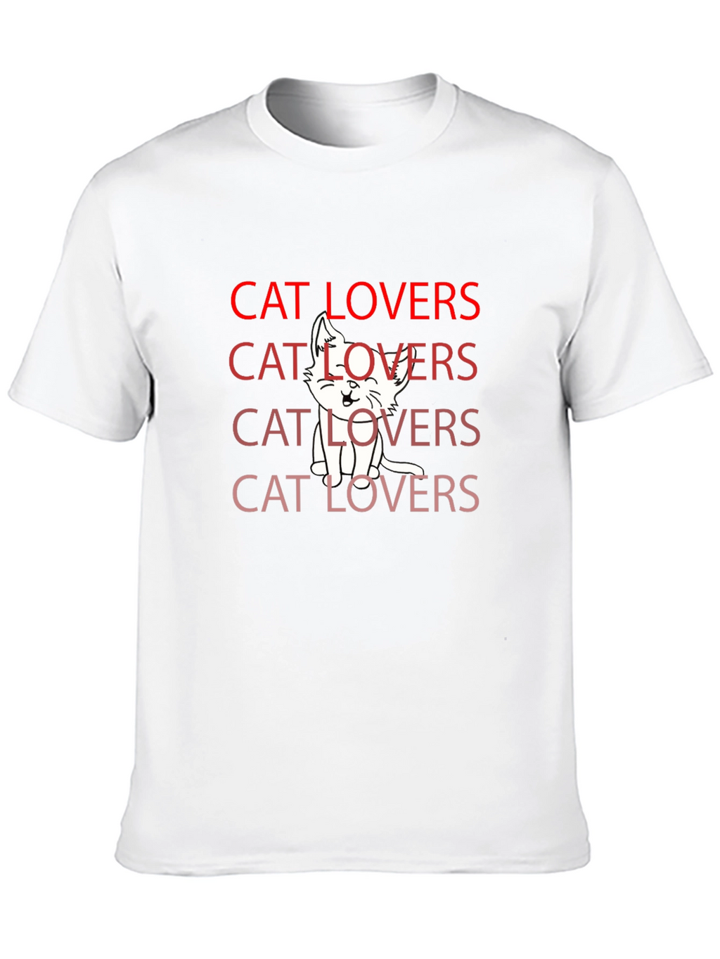 Cat Lovers T-Shirt - Cute Kitten Graphic Tee